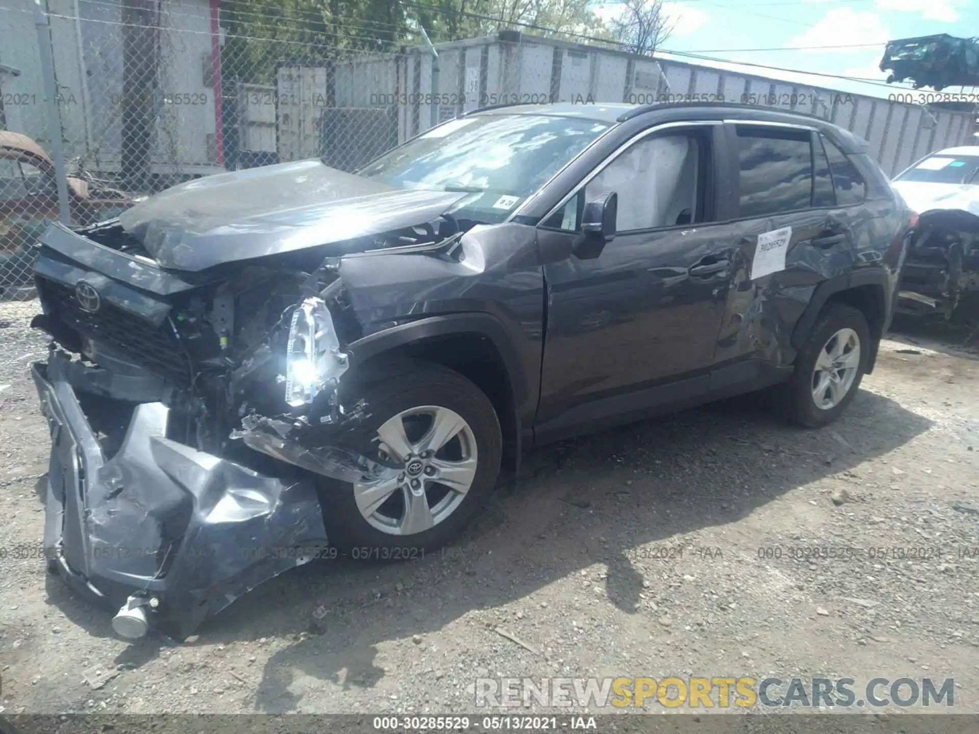 2 Фотография поврежденного автомобиля 2T3P1RFV1KW068213 TOYOTA RAV4 2019