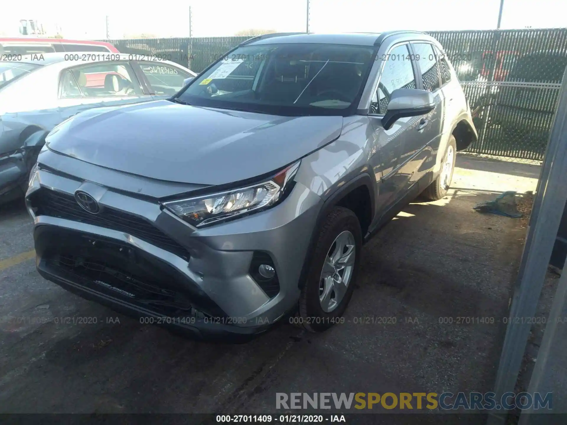 2 Фотография поврежденного автомобиля 2T3P1RFV1KW072987 TOYOTA RAV4 2019