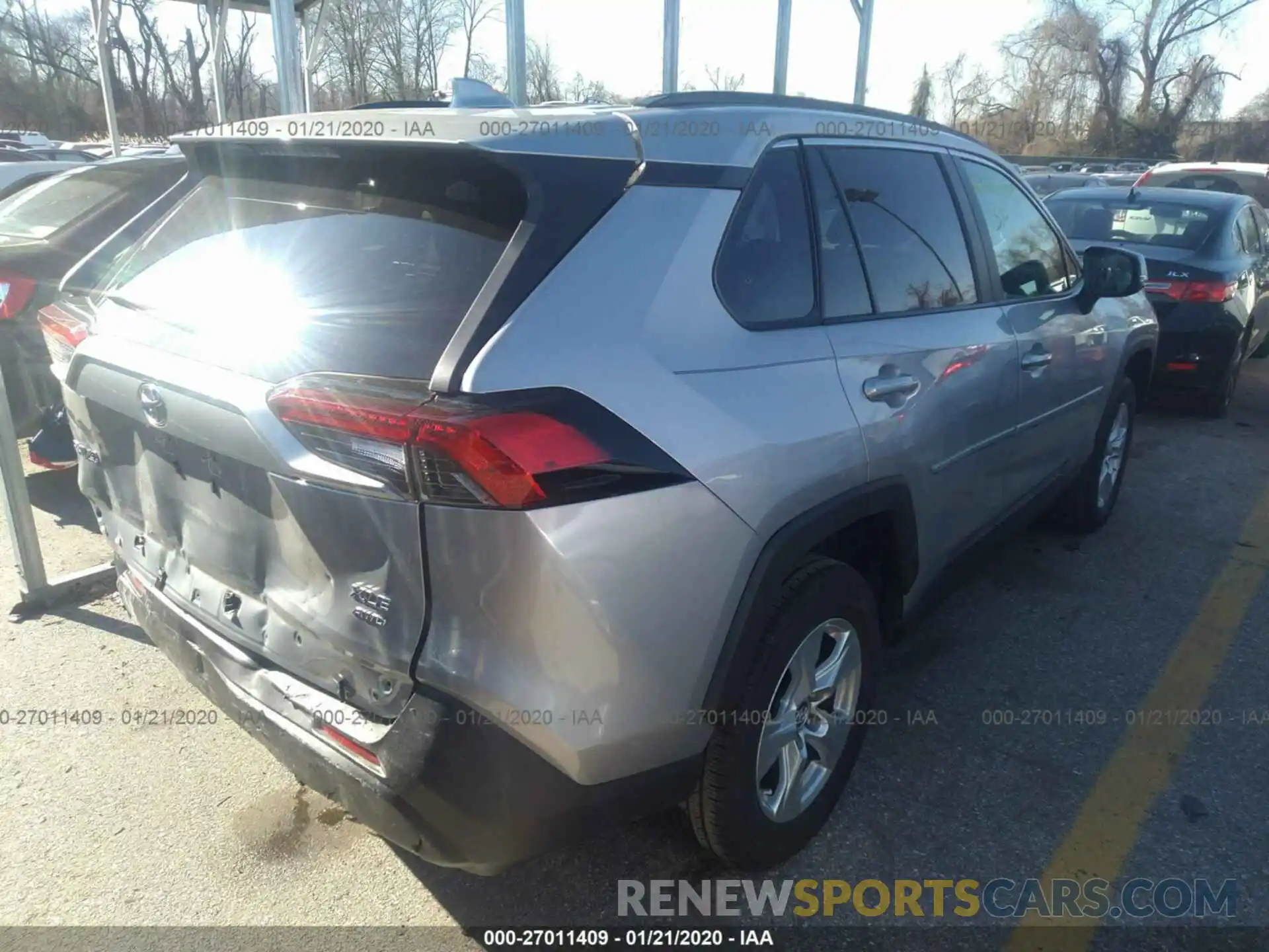 4 Фотография поврежденного автомобиля 2T3P1RFV1KW072987 TOYOTA RAV4 2019