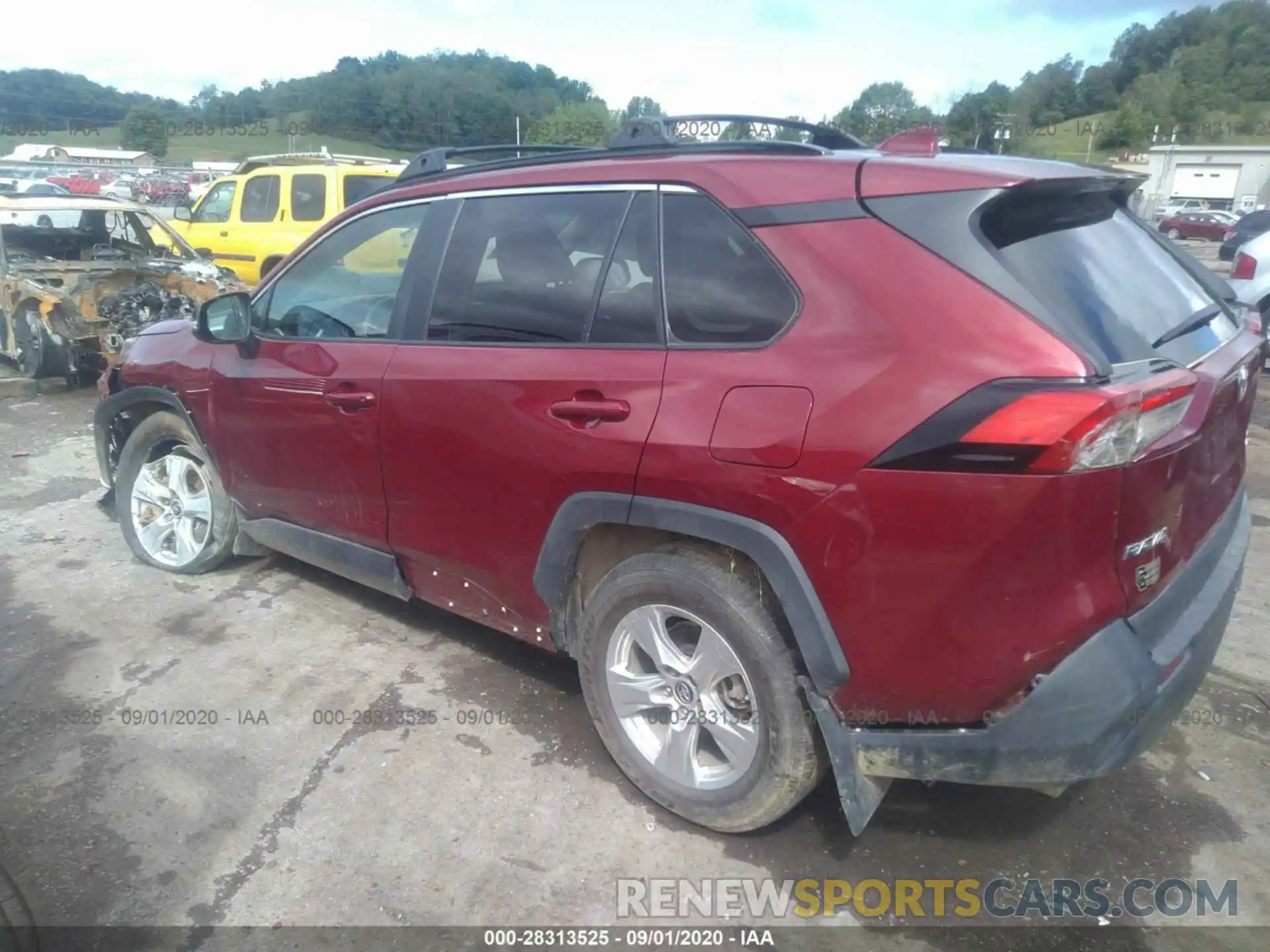 3 Фотография поврежденного автомобиля 2T3P1RFV1KW076733 TOYOTA RAV4 2019