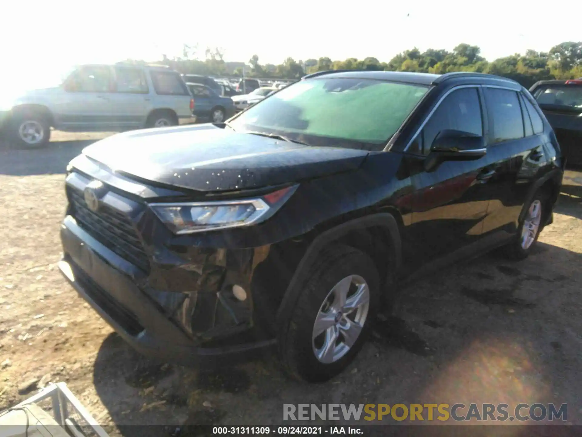 2 Photograph of a damaged car 2T3P1RFV1KW081267 TOYOTA RAV4 2019