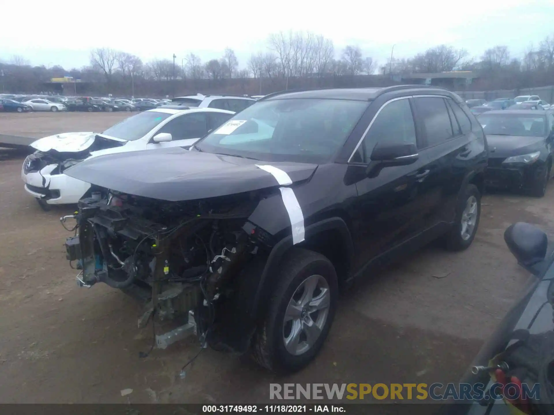 2 Фотография поврежденного автомобиля 2T3P1RFV1KW083214 TOYOTA RAV4 2019