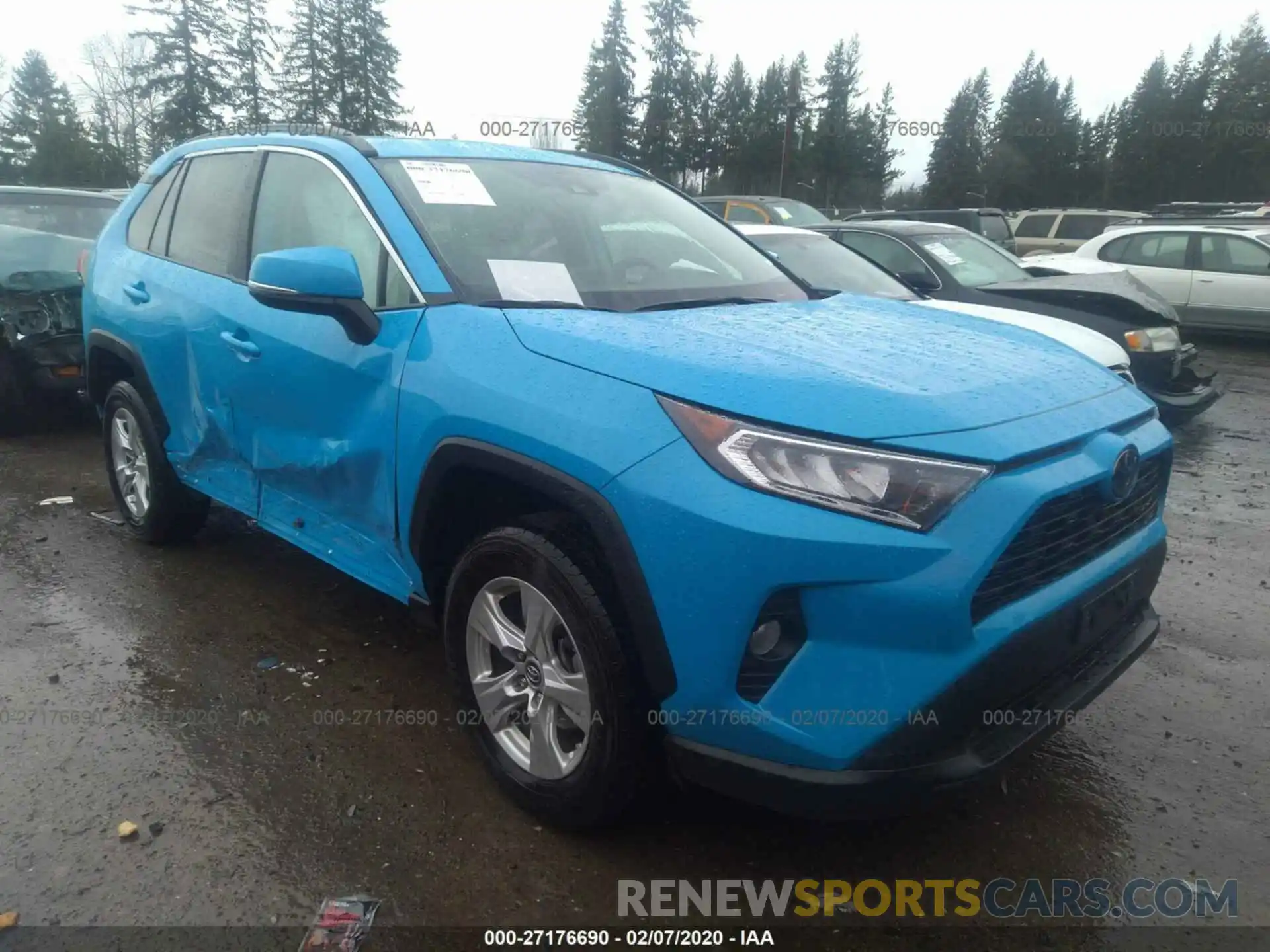 1 Фотография поврежденного автомобиля 2T3P1RFV2KC002948 TOYOTA RAV4 2019