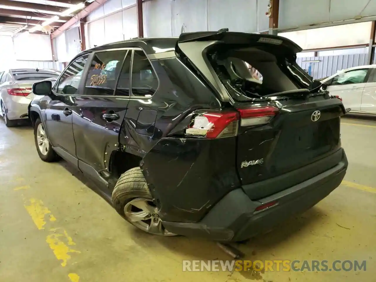 3 Photograph of a damaged car 2T3P1RFV2KC008099 TOYOTA RAV4 2019