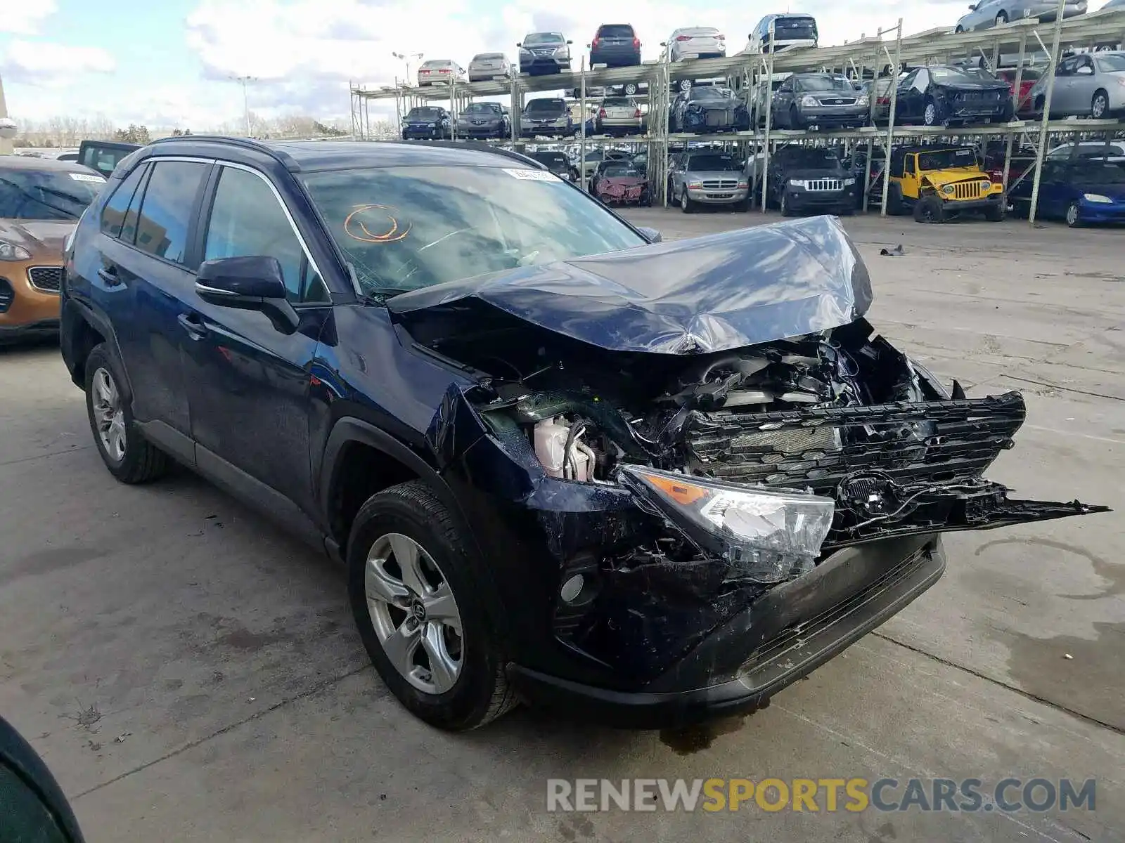 1 Photograph of a damaged car 2T3P1RFV2KC008300 TOYOTA RAV4 2019