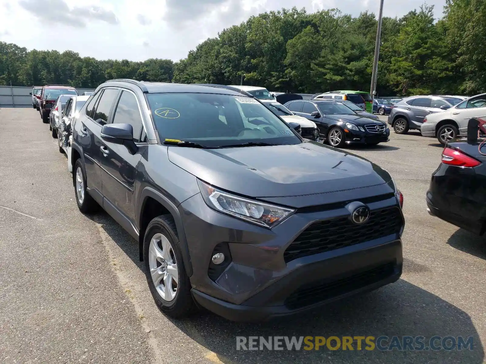 1 Photograph of a damaged car 2T3P1RFV2KC015294 TOYOTA RAV4 2019