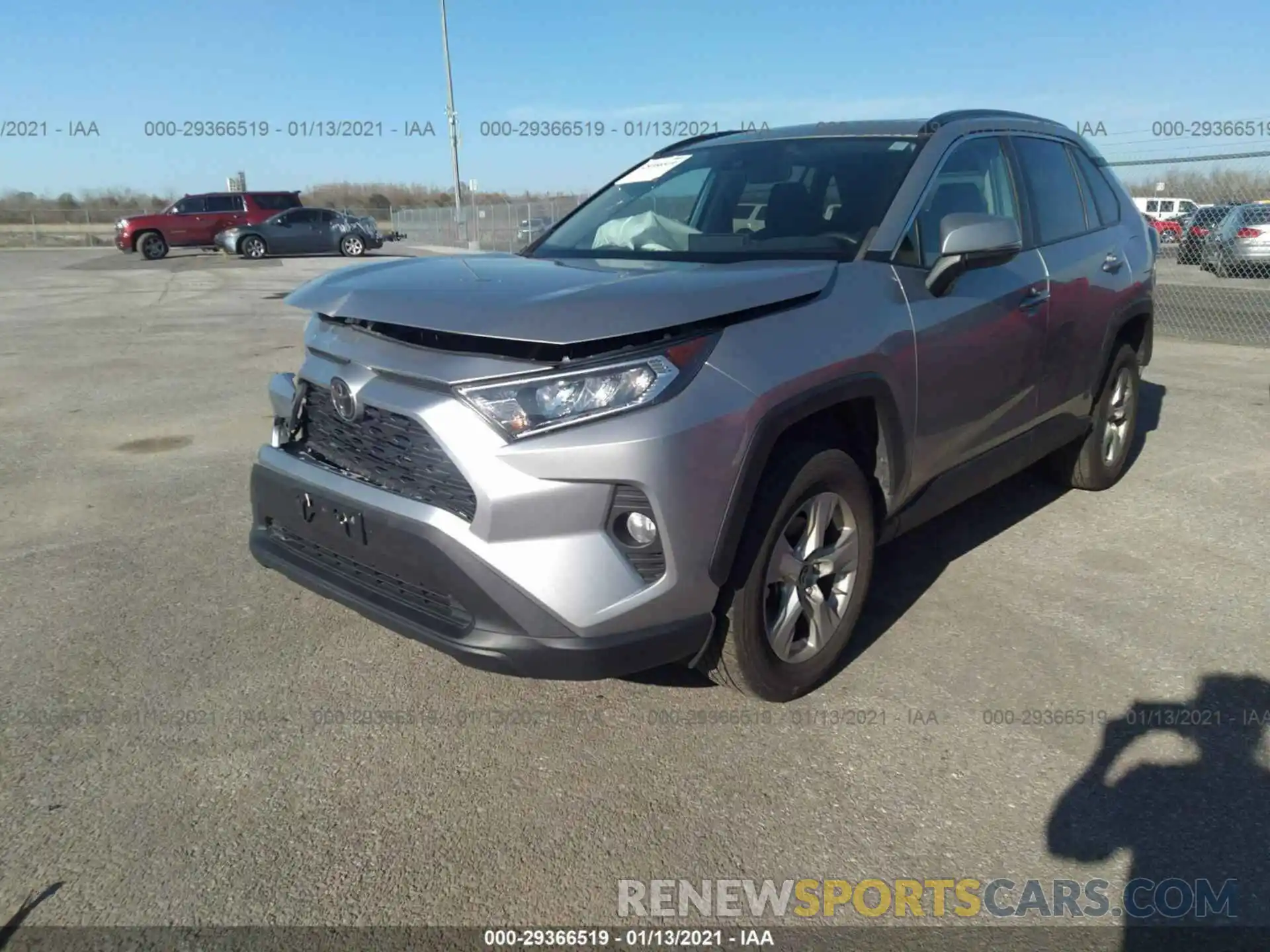 2 Photograph of a damaged car 2T3P1RFV2KC016199 TOYOTA RAV4 2019