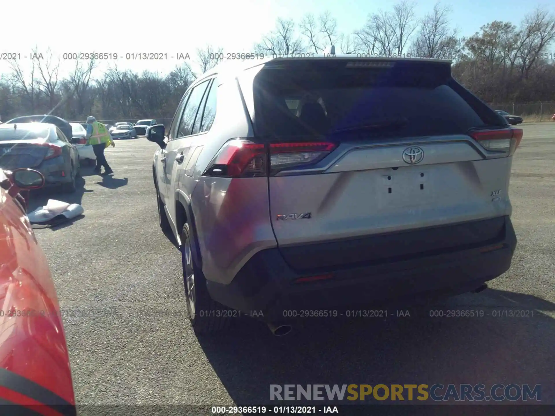 3 Photograph of a damaged car 2T3P1RFV2KC016199 TOYOTA RAV4 2019