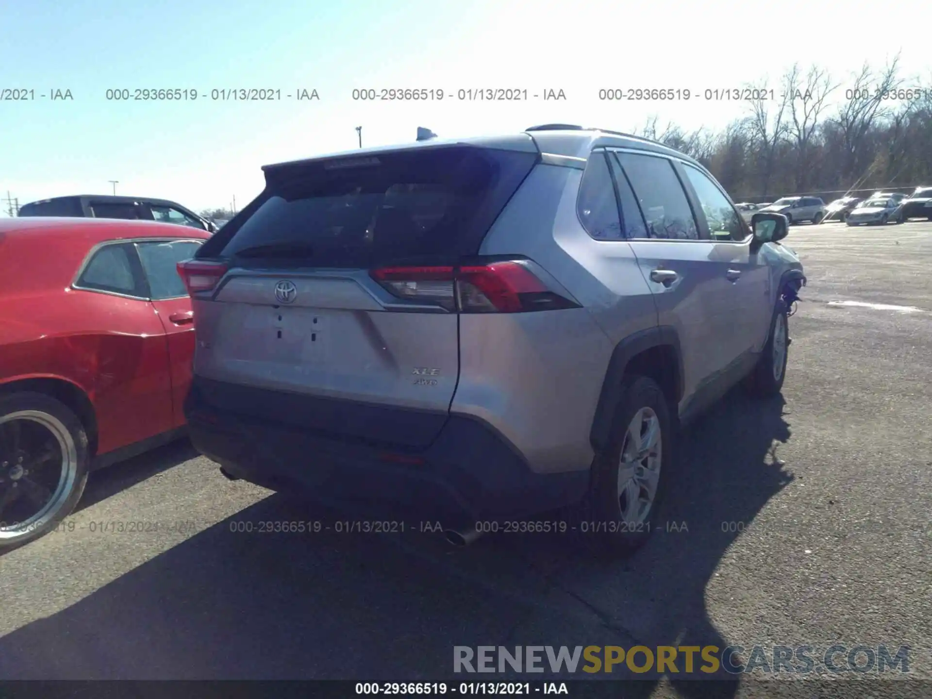 4 Photograph of a damaged car 2T3P1RFV2KC016199 TOYOTA RAV4 2019