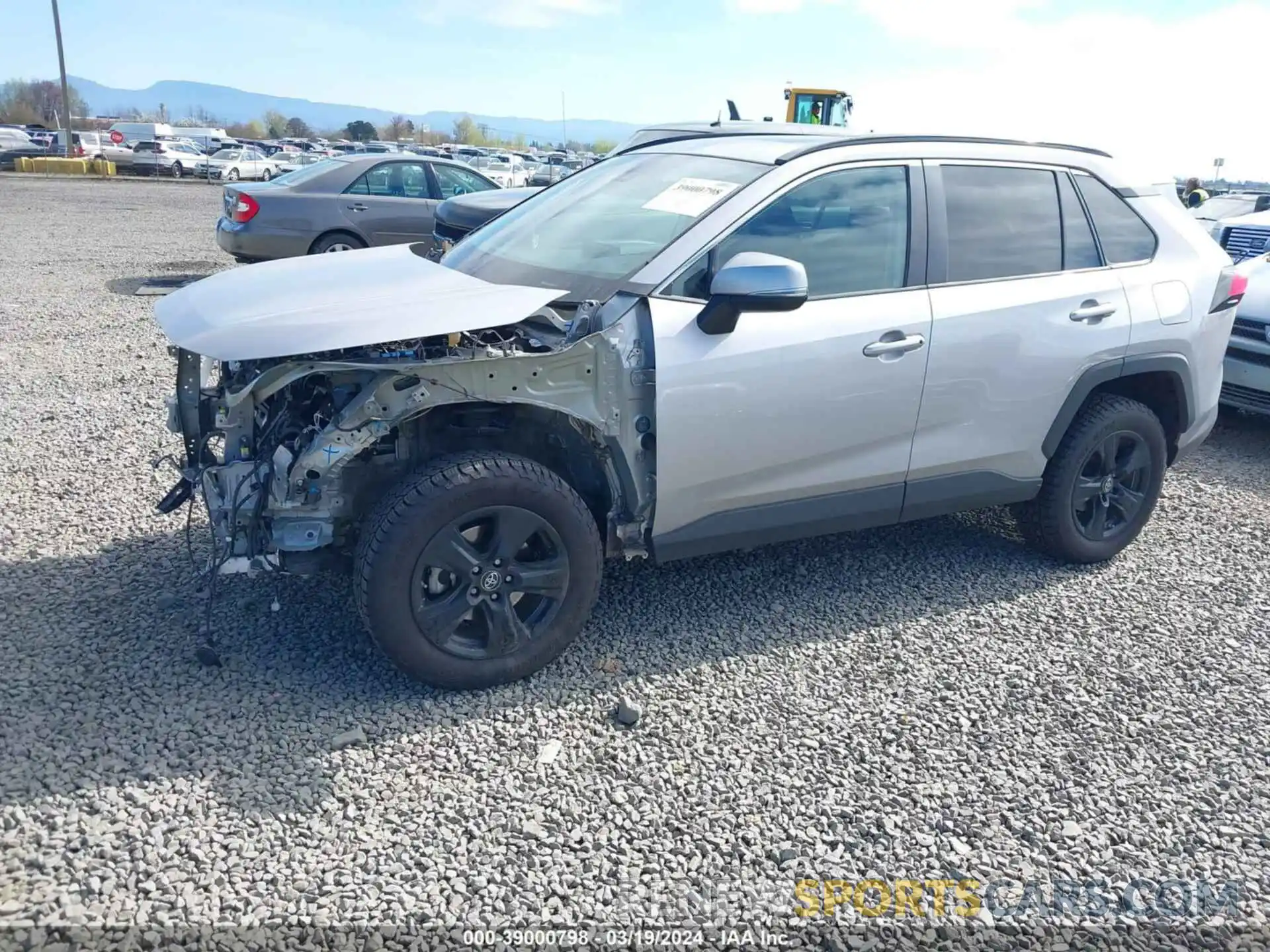 2 Photograph of a damaged car 2T3P1RFV2KC019720 TOYOTA RAV4 2019