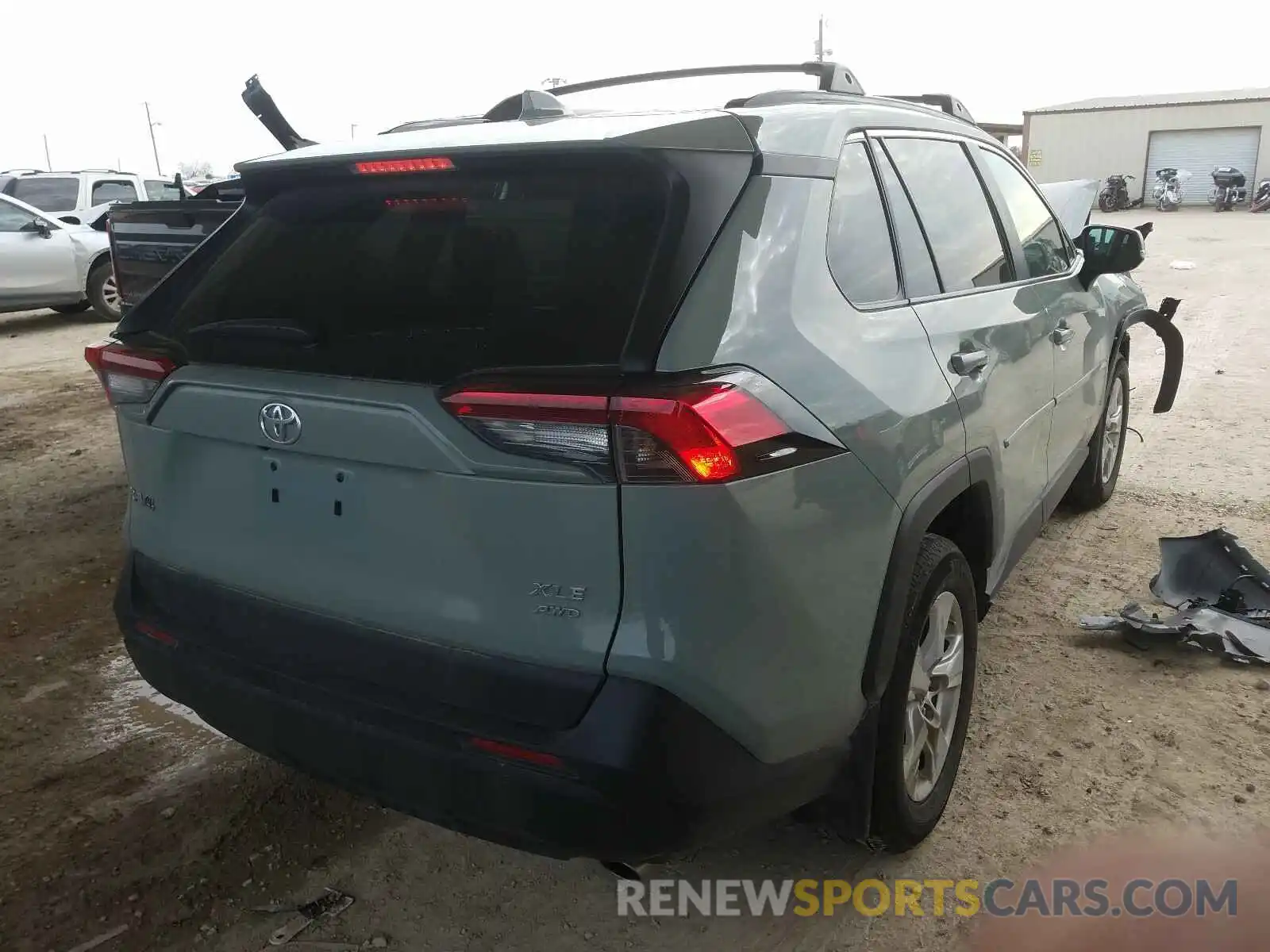 4 Photograph of a damaged car 2T3P1RFV2KC020298 TOYOTA RAV4 2019