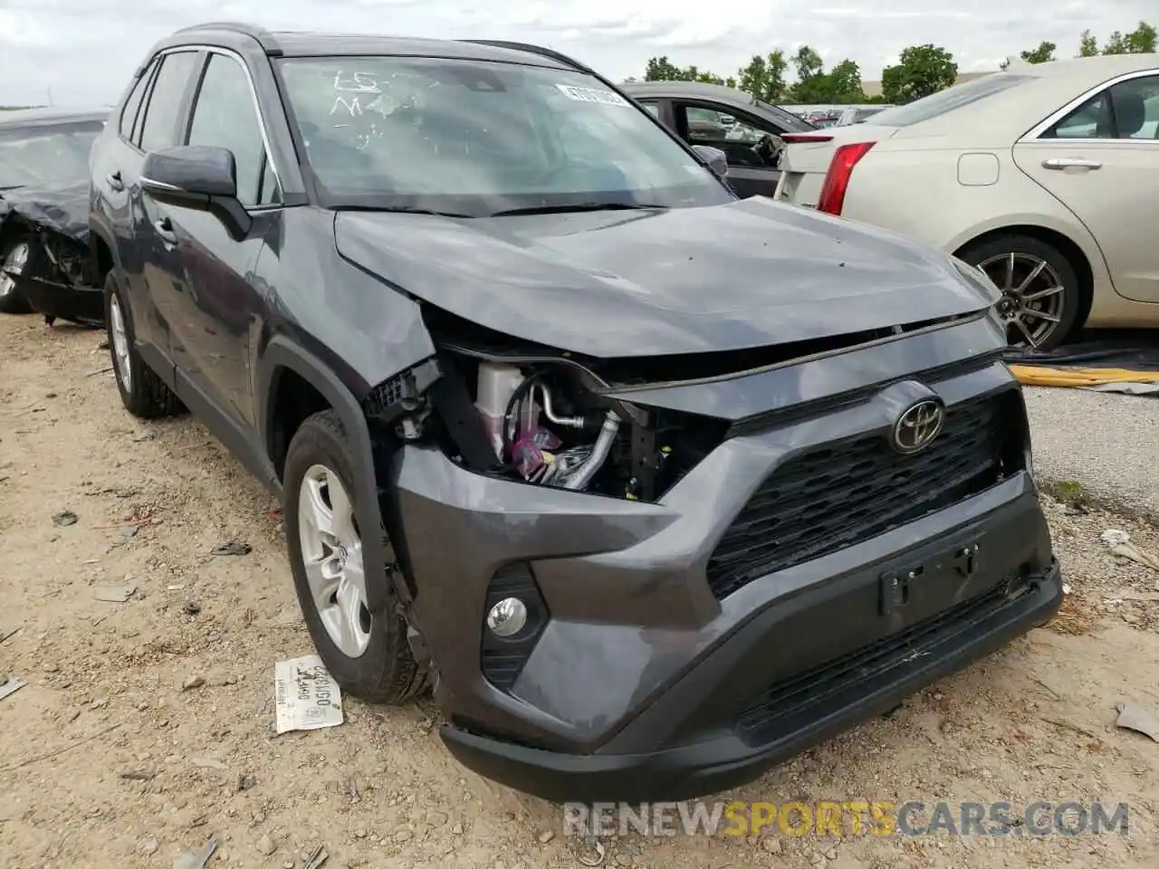 1 Photograph of a damaged car 2T3P1RFV2KC021760 TOYOTA RAV4 2019