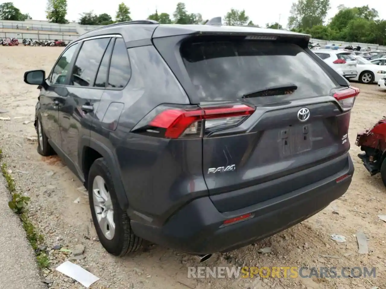 3 Photograph of a damaged car 2T3P1RFV2KC021760 TOYOTA RAV4 2019