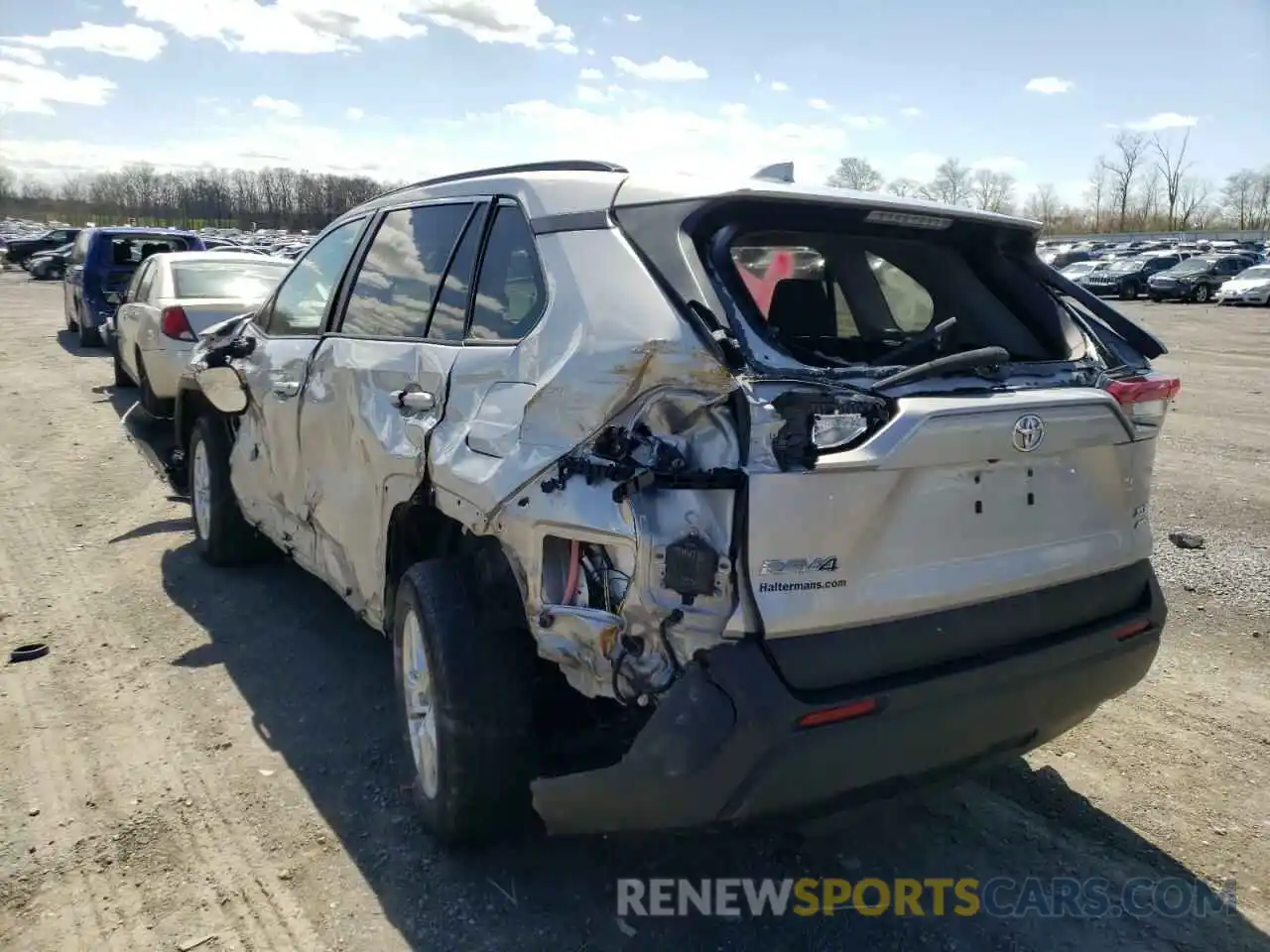 3 Photograph of a damaged car 2T3P1RFV2KC022357 TOYOTA RAV4 2019