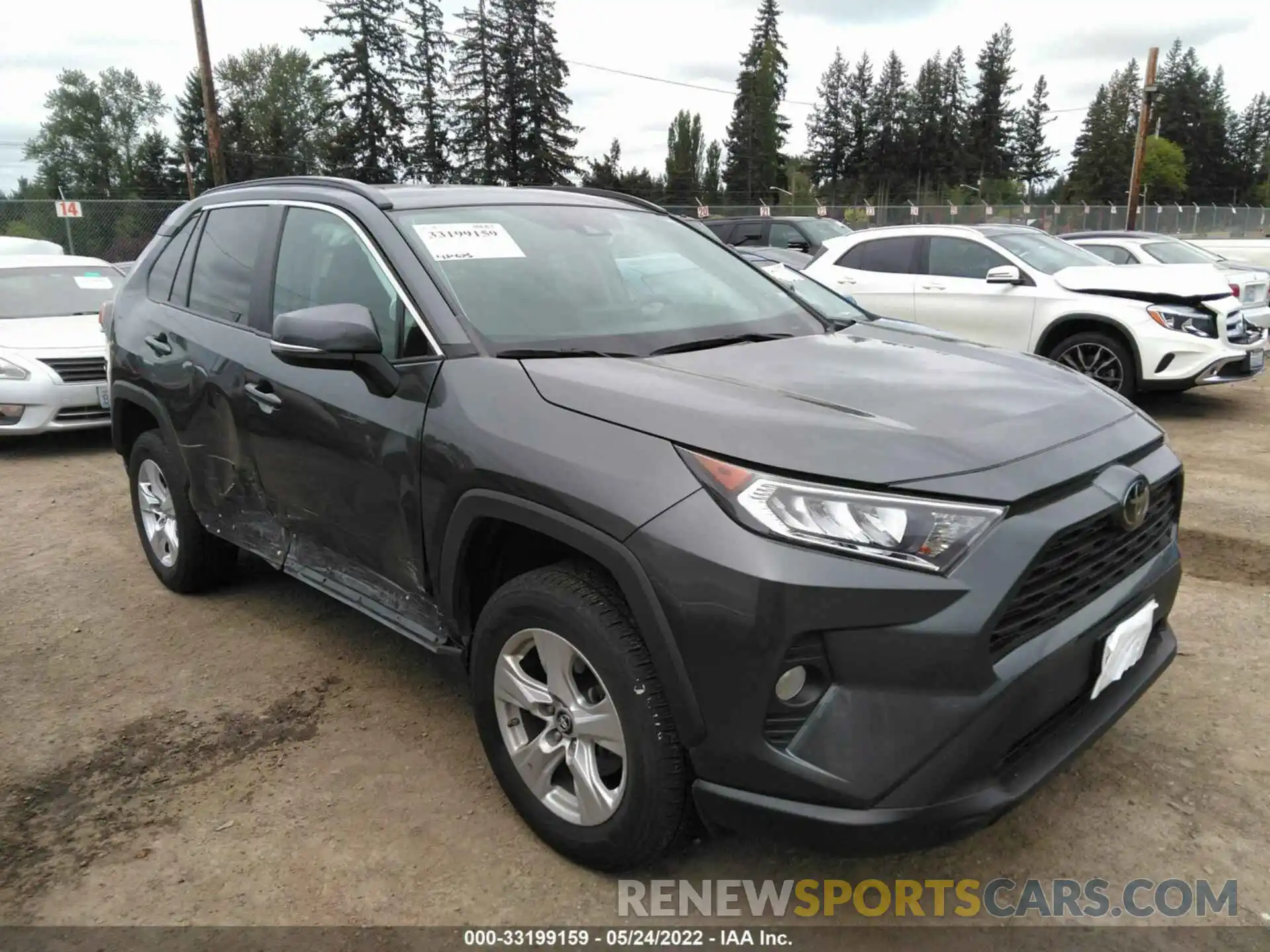 1 Photograph of a damaged car 2T3P1RFV2KC023752 TOYOTA RAV4 2019