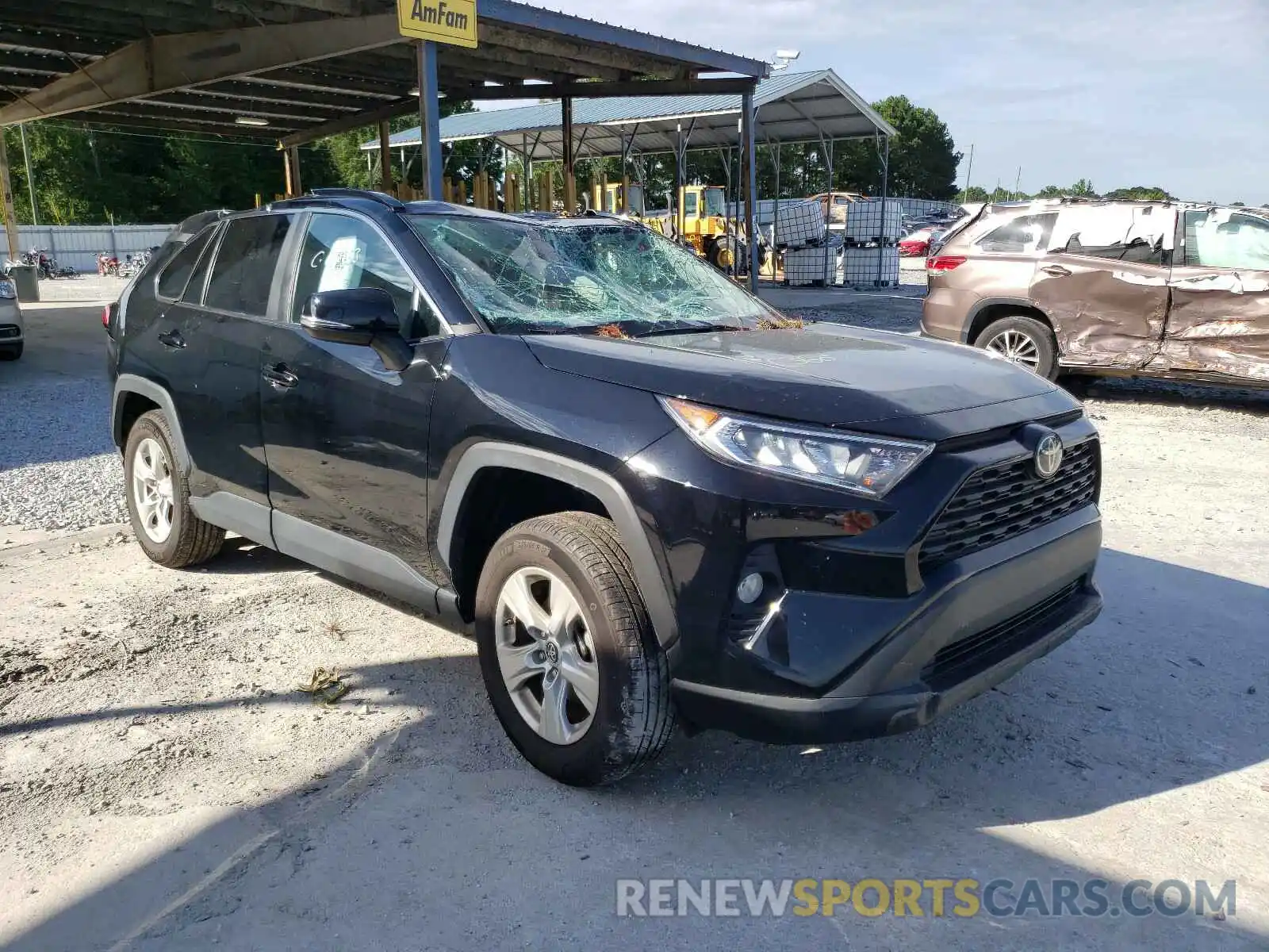 1 Photograph of a damaged car 2T3P1RFV2KC024092 TOYOTA RAV4 2019