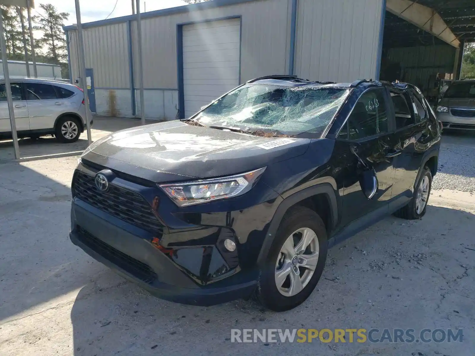 2 Photograph of a damaged car 2T3P1RFV2KC024092 TOYOTA RAV4 2019