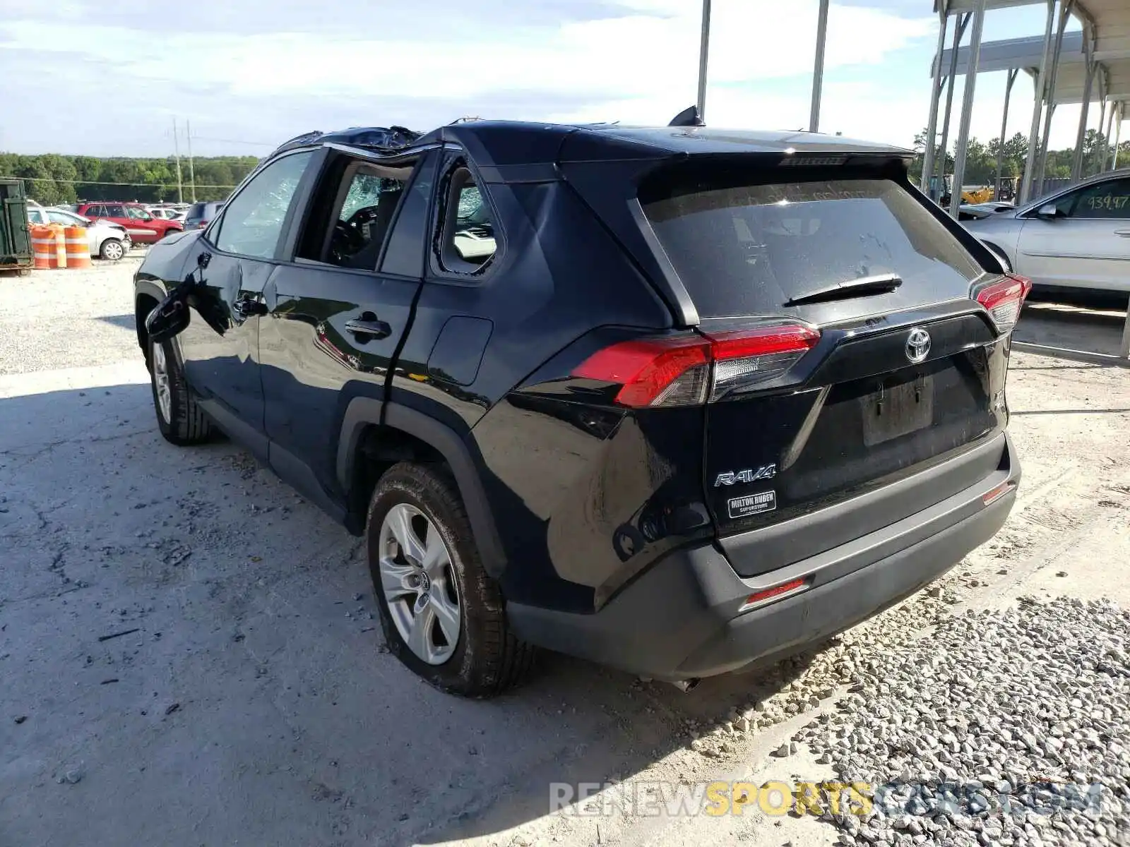 3 Фотография поврежденного автомобиля 2T3P1RFV2KC024092 TOYOTA RAV4 2019