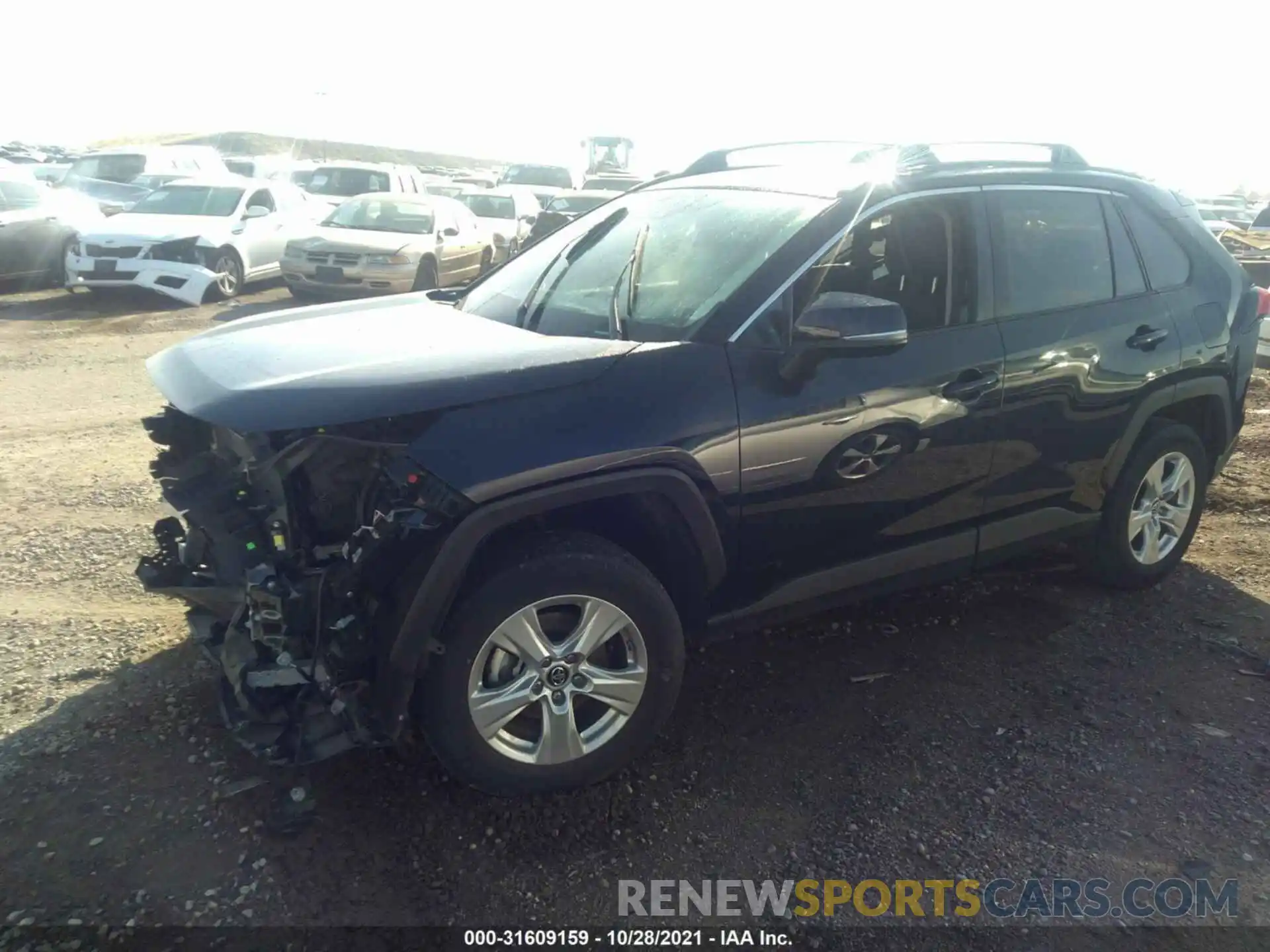 2 Photograph of a damaged car 2T3P1RFV2KC037103 TOYOTA RAV4 2019