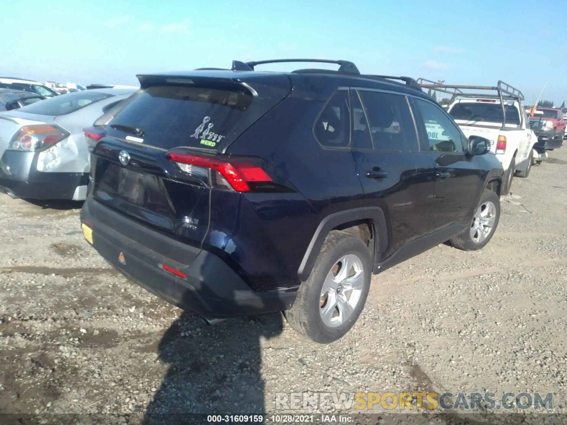 4 Photograph of a damaged car 2T3P1RFV2KC037103 TOYOTA RAV4 2019