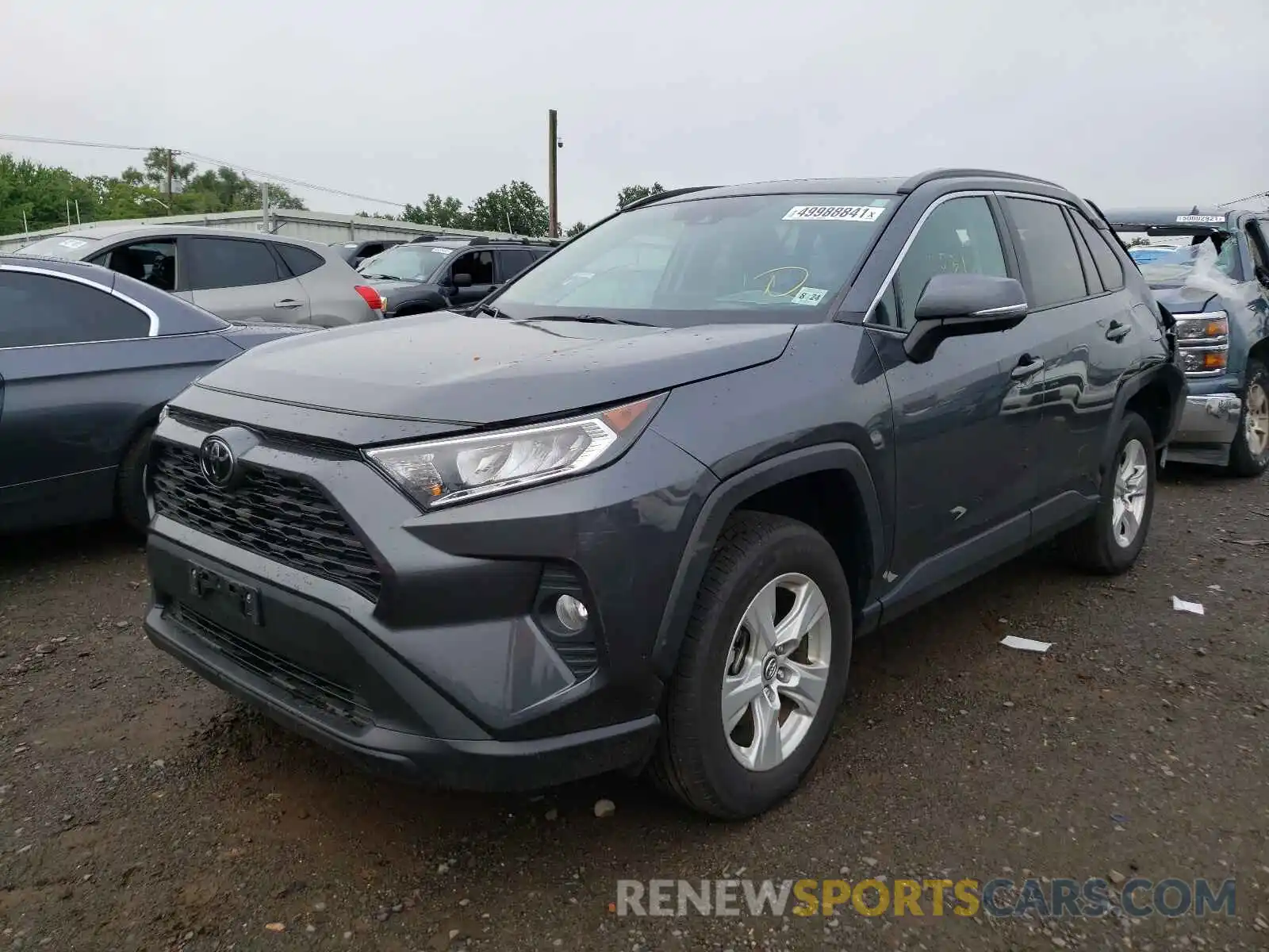 2 Photograph of a damaged car 2T3P1RFV2KC040440 TOYOTA RAV4 2019