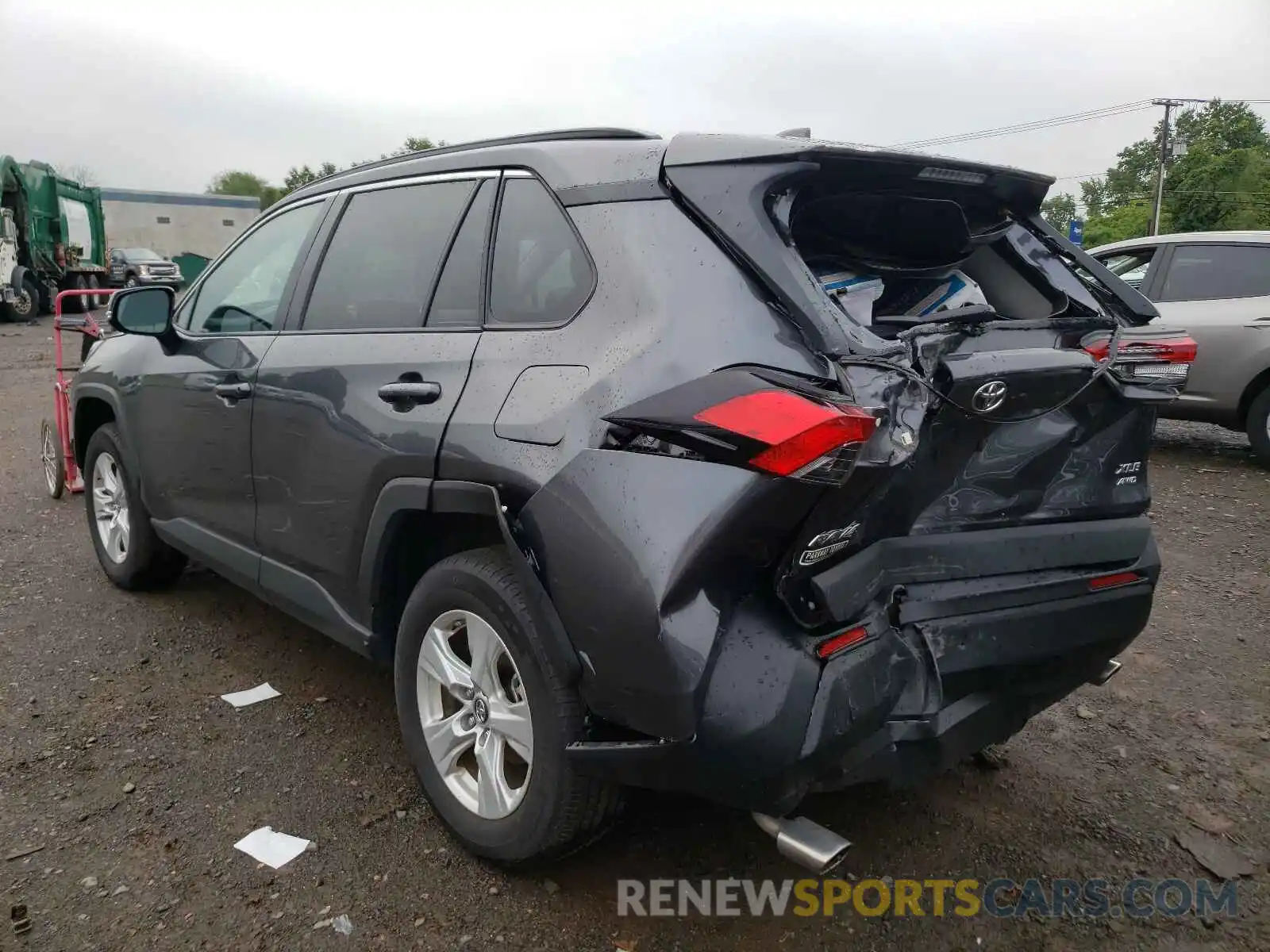 3 Фотография поврежденного автомобиля 2T3P1RFV2KC040440 TOYOTA RAV4 2019