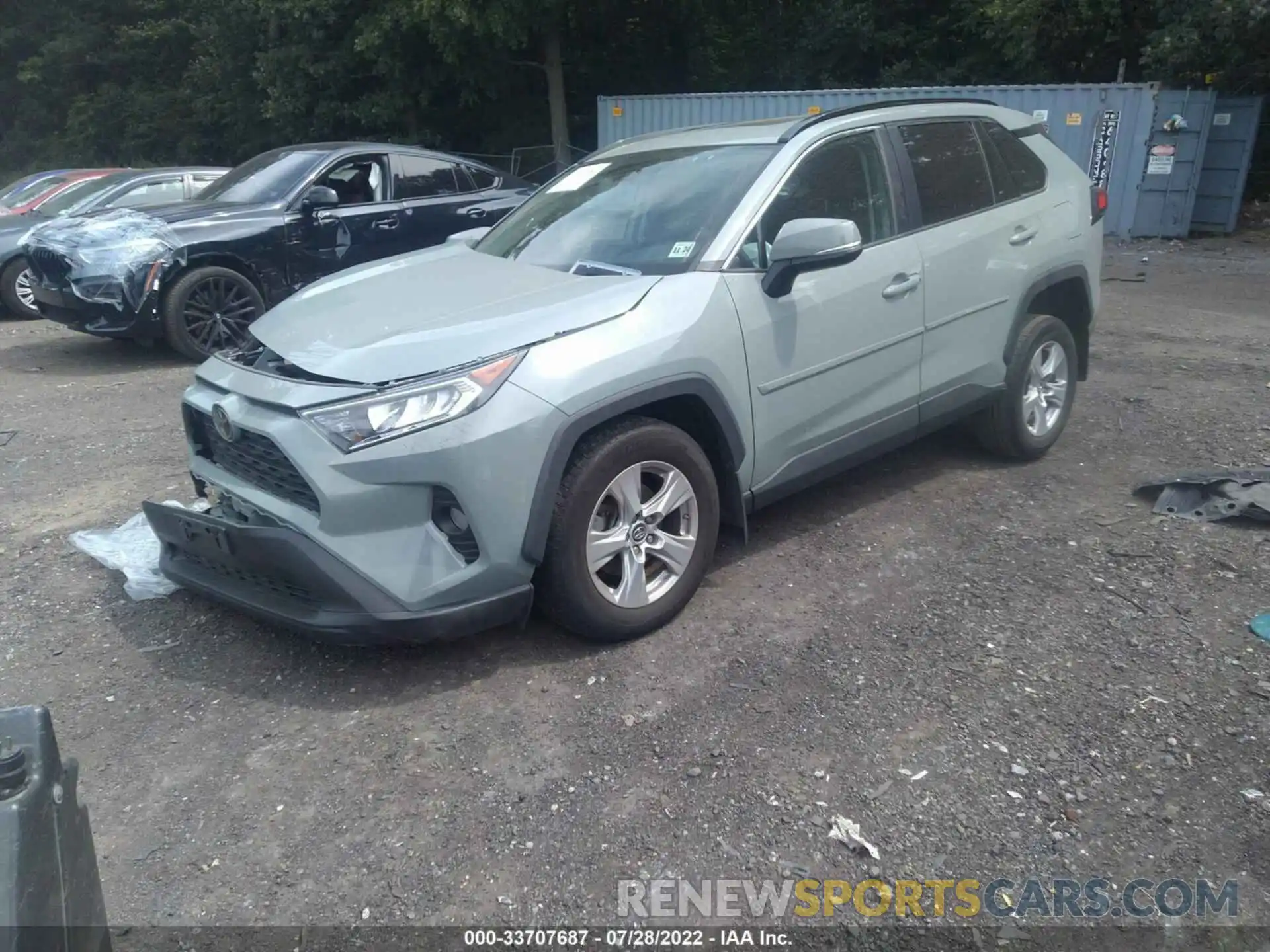 2 Фотография поврежденного автомобиля 2T3P1RFV2KC042527 TOYOTA RAV4 2019