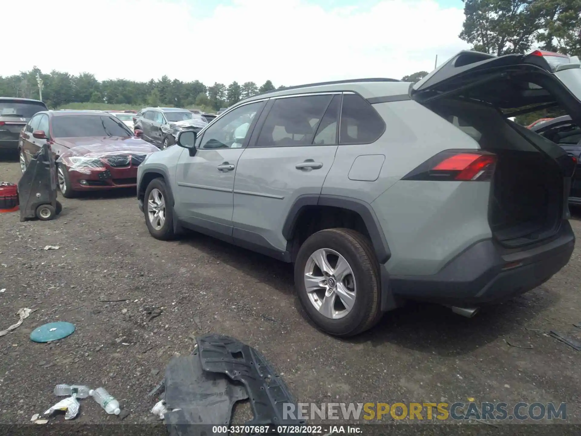 3 Фотография поврежденного автомобиля 2T3P1RFV2KC042527 TOYOTA RAV4 2019