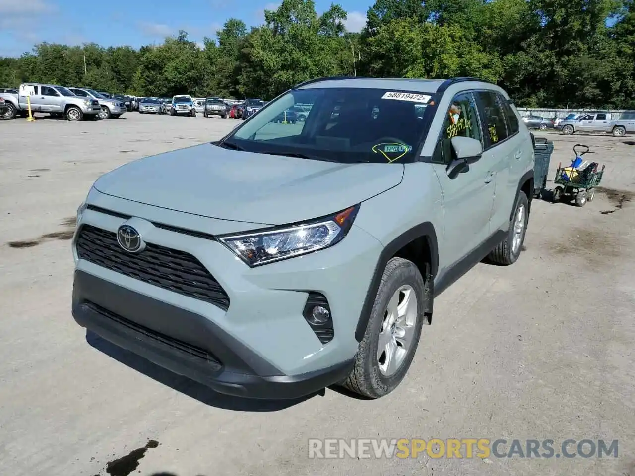 2 Photograph of a damaged car 2T3P1RFV2KC048506 TOYOTA RAV4 2019