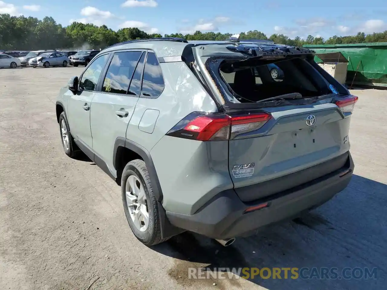 3 Photograph of a damaged car 2T3P1RFV2KC048506 TOYOTA RAV4 2019