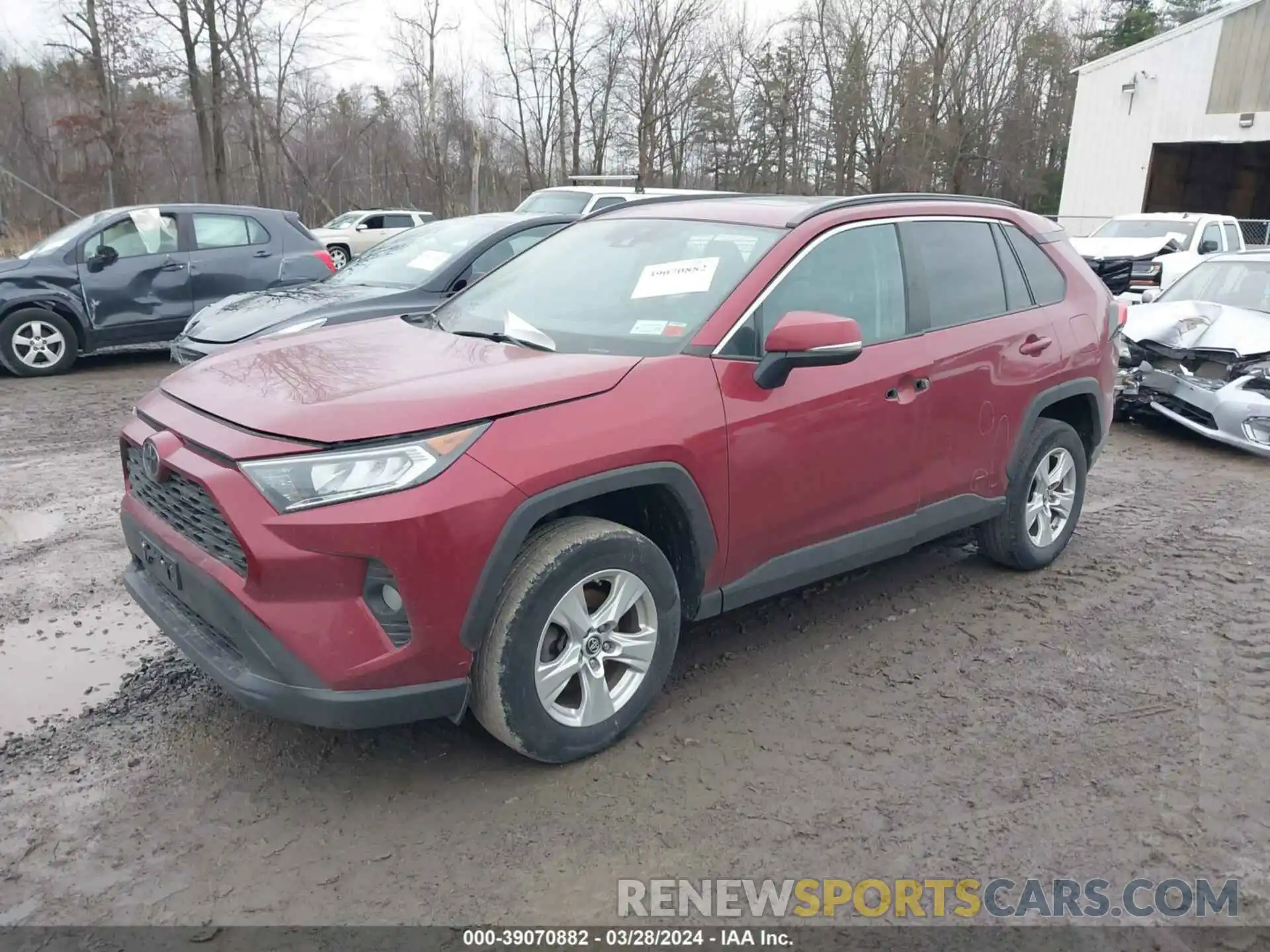 2 Photograph of a damaged car 2T3P1RFV2KC049560 TOYOTA RAV4 2019