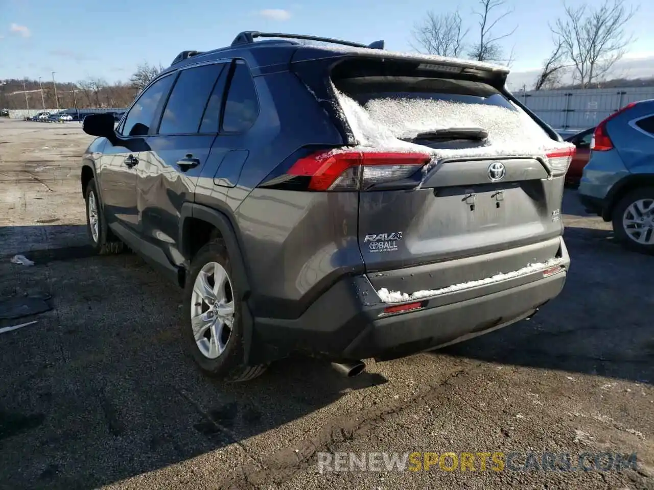 3 Фотография поврежденного автомобиля 2T3P1RFV2KC051146 TOYOTA RAV4 2019