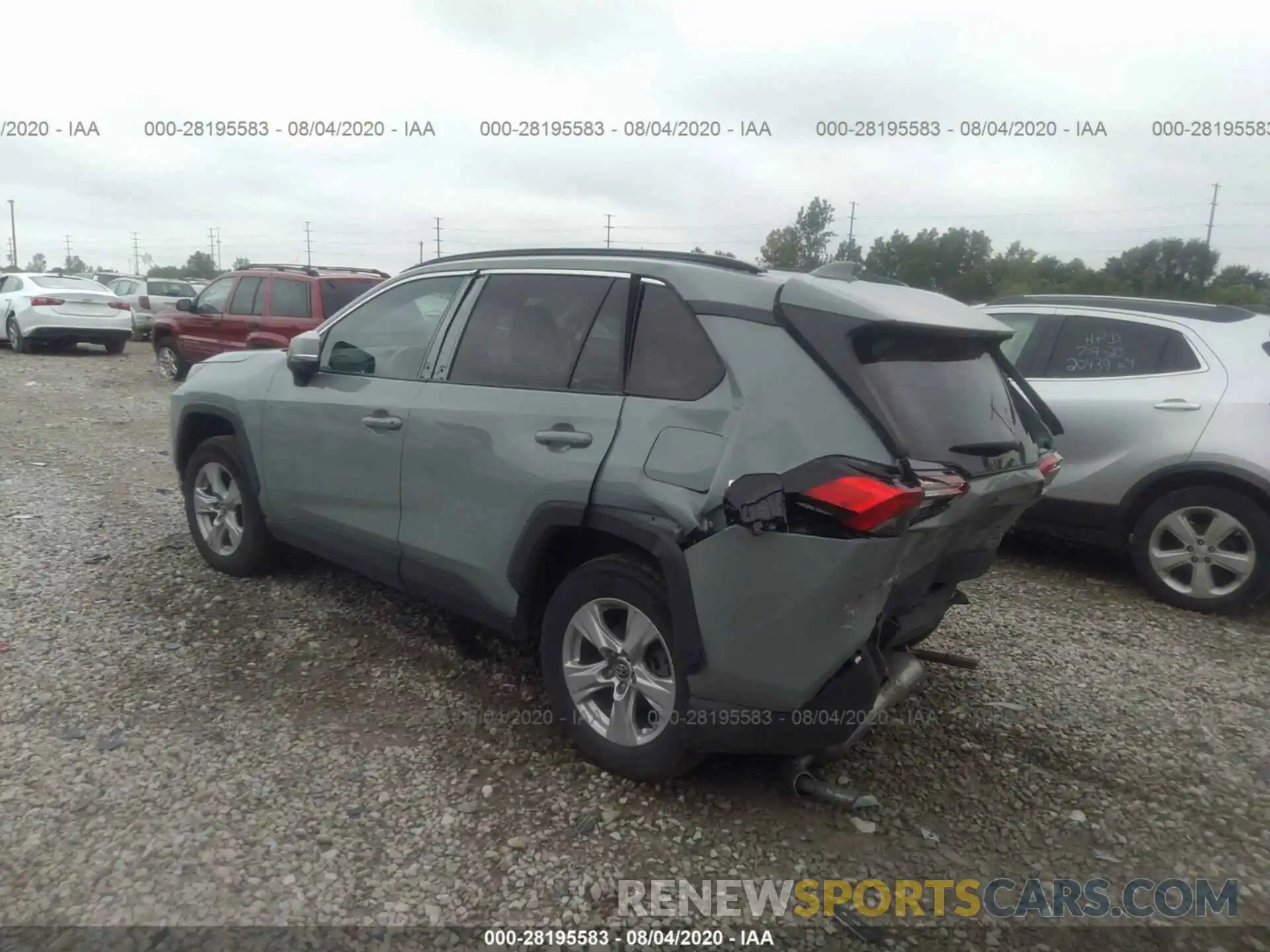 3 Photograph of a damaged car 2T3P1RFV2KC051485 TOYOTA RAV4 2019