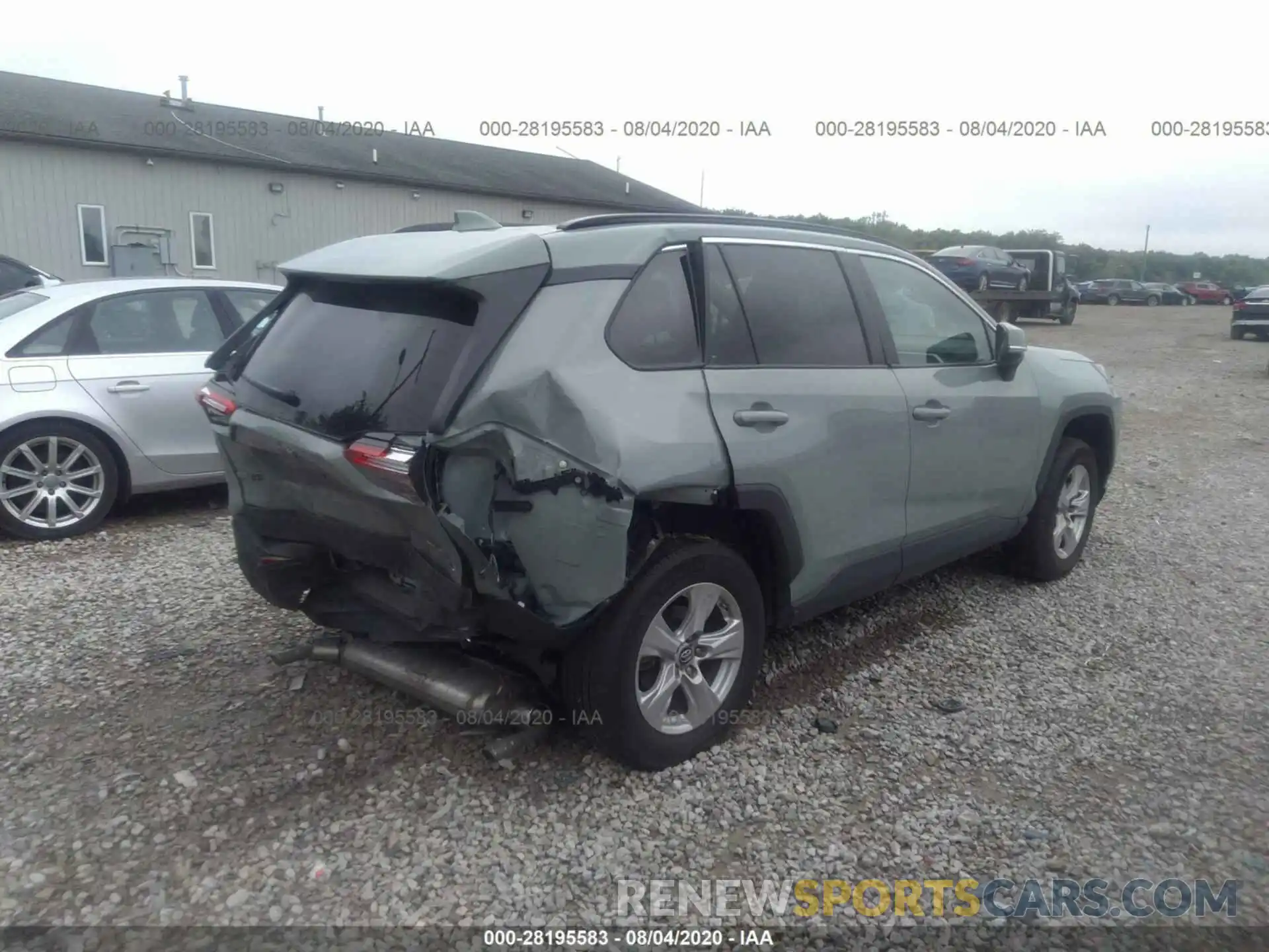 4 Photograph of a damaged car 2T3P1RFV2KC051485 TOYOTA RAV4 2019