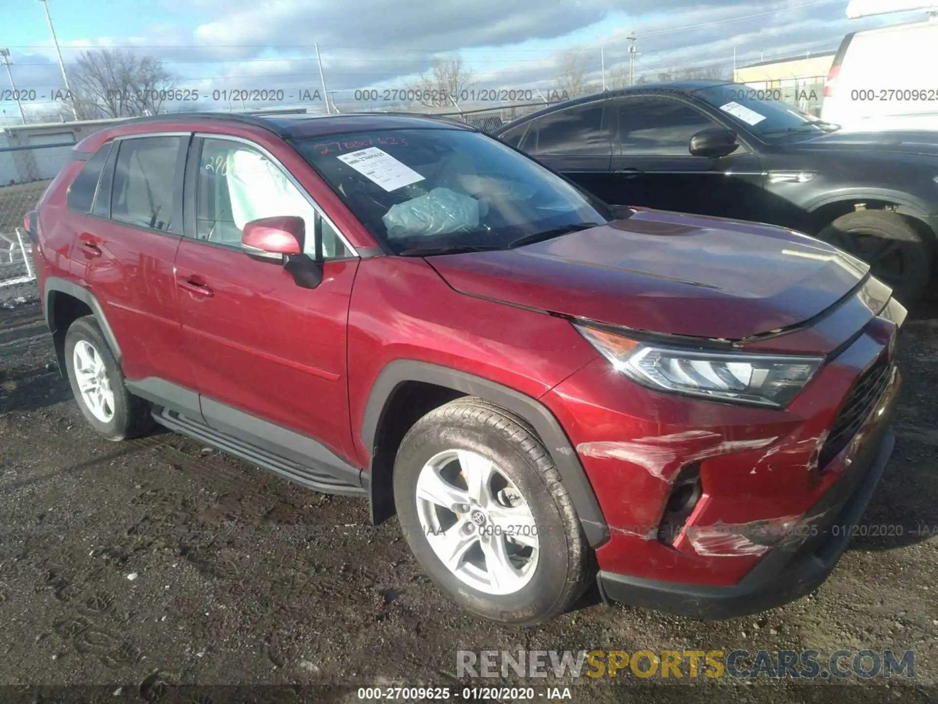 1 Фотография поврежденного автомобиля 2T3P1RFV2KW002110 TOYOTA RAV4 2019