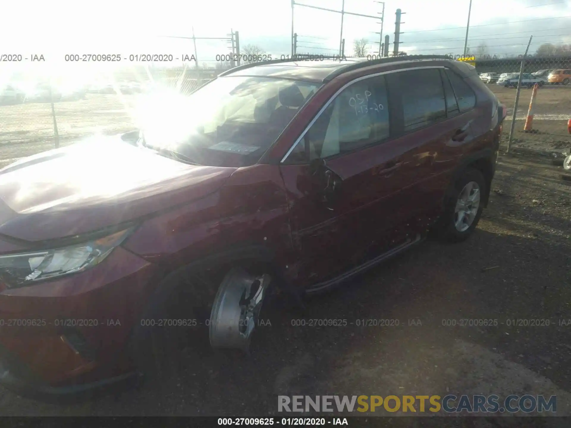 2 Photograph of a damaged car 2T3P1RFV2KW002110 TOYOTA RAV4 2019