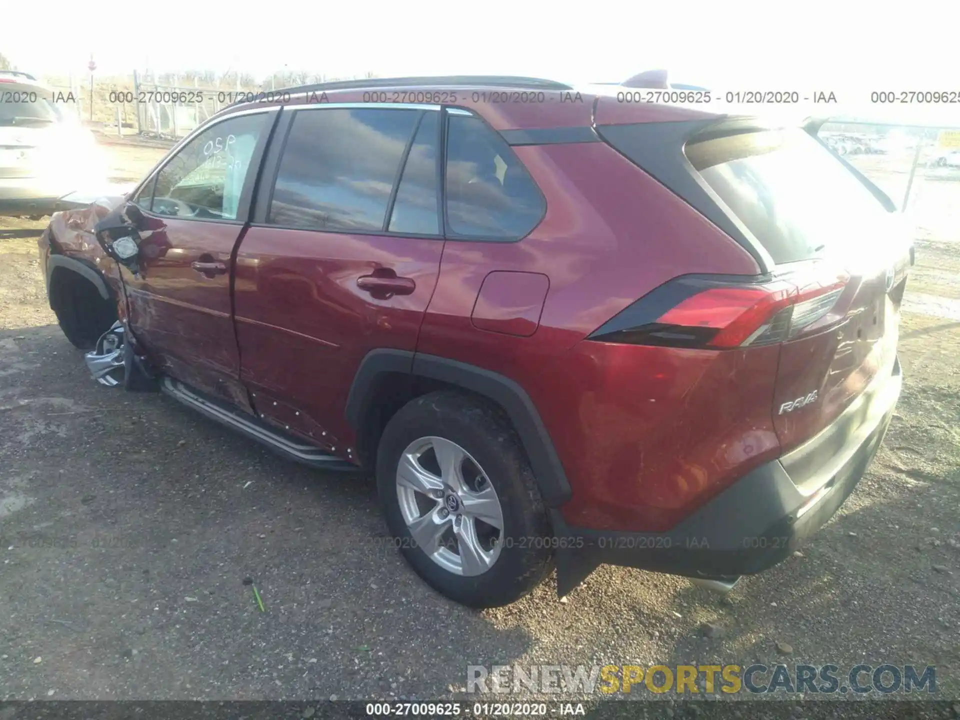 3 Фотография поврежденного автомобиля 2T3P1RFV2KW002110 TOYOTA RAV4 2019