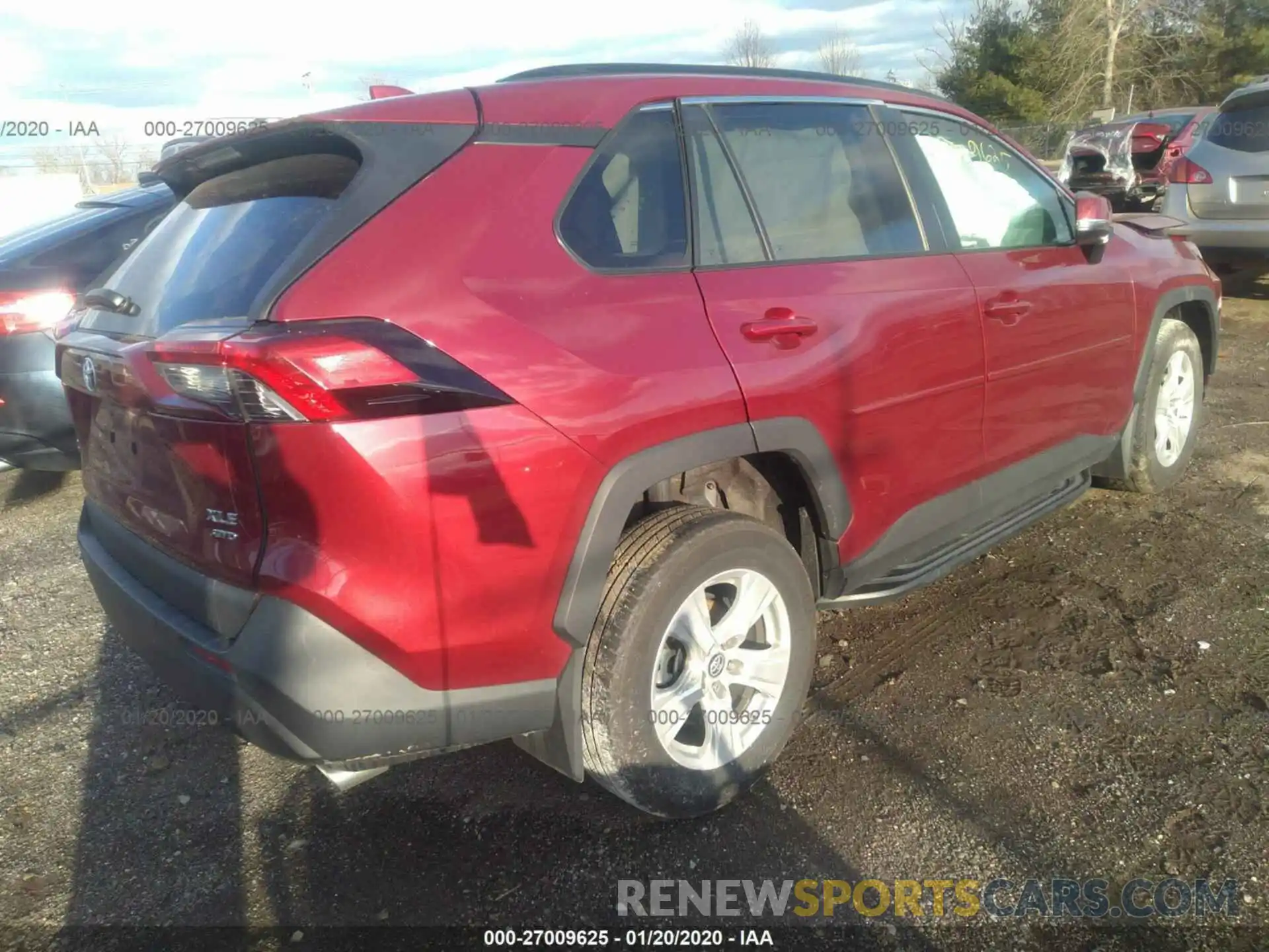 4 Фотография поврежденного автомобиля 2T3P1RFV2KW002110 TOYOTA RAV4 2019