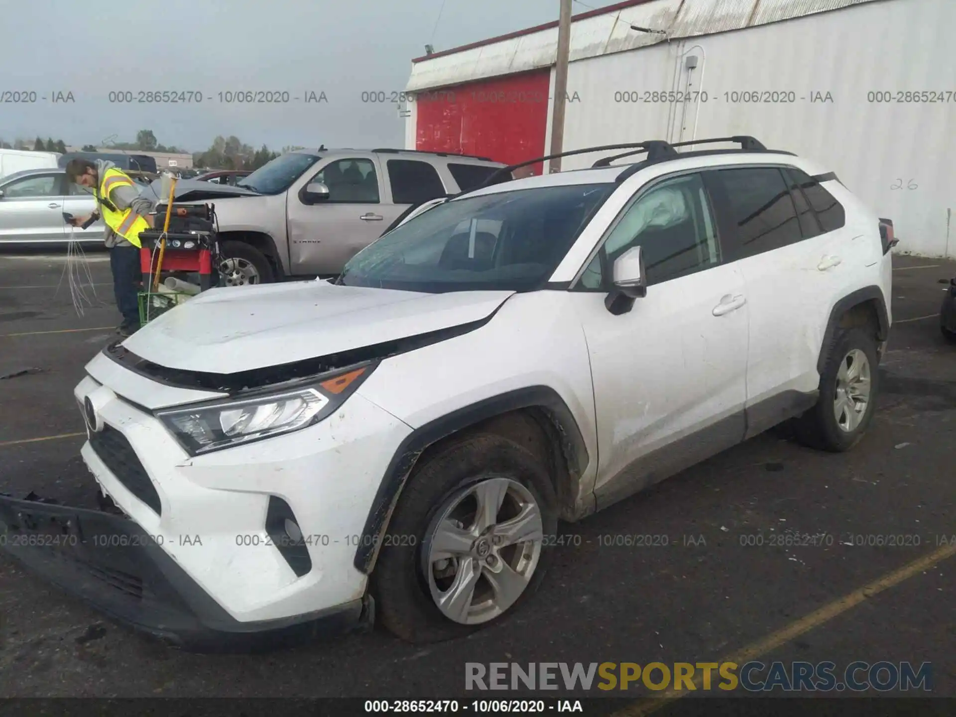 2 Фотография поврежденного автомобиля 2T3P1RFV2KW018792 TOYOTA RAV4 2019