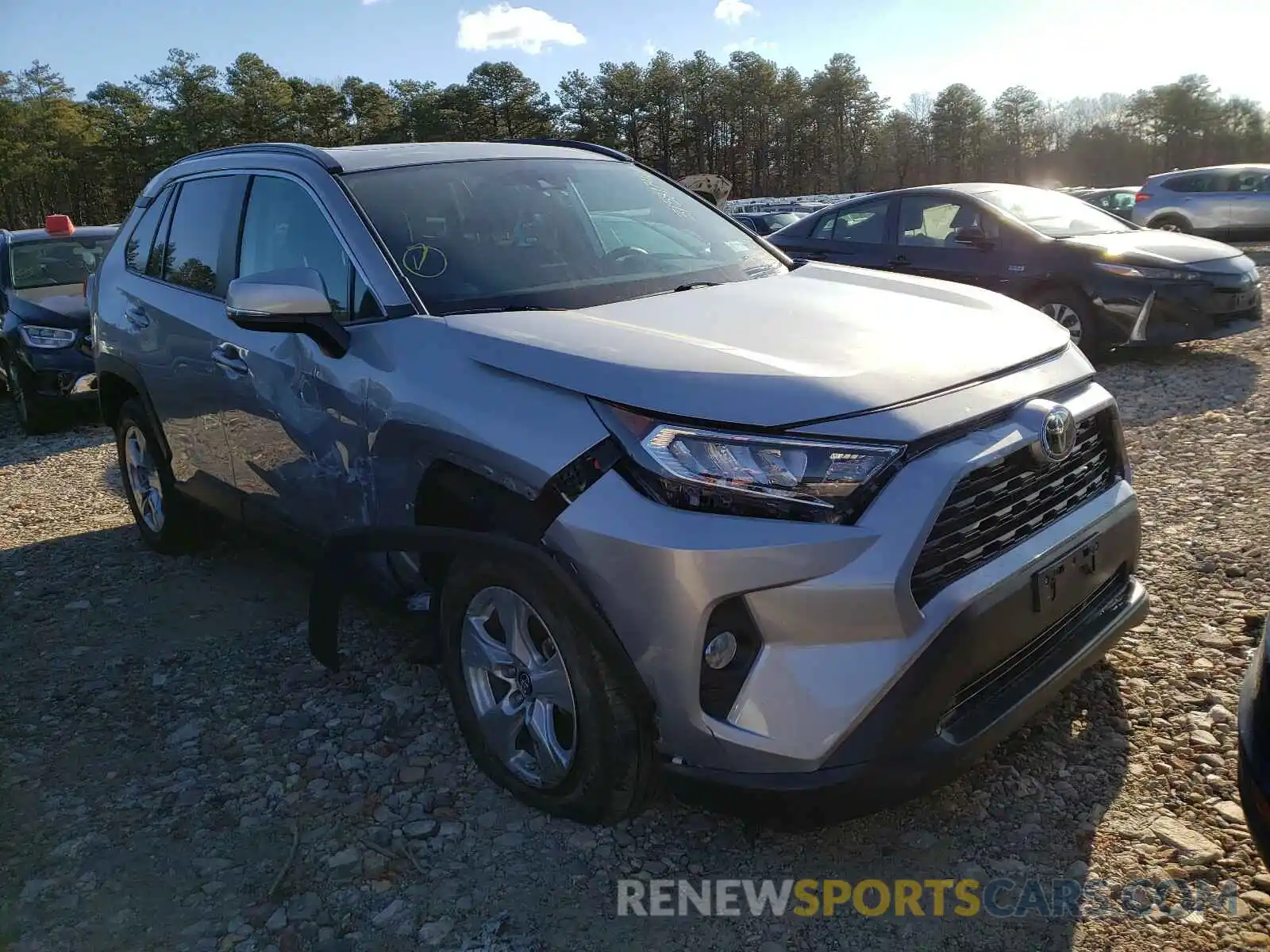 1 Photograph of a damaged car 2T3P1RFV2KW022390 TOYOTA RAV4 2019