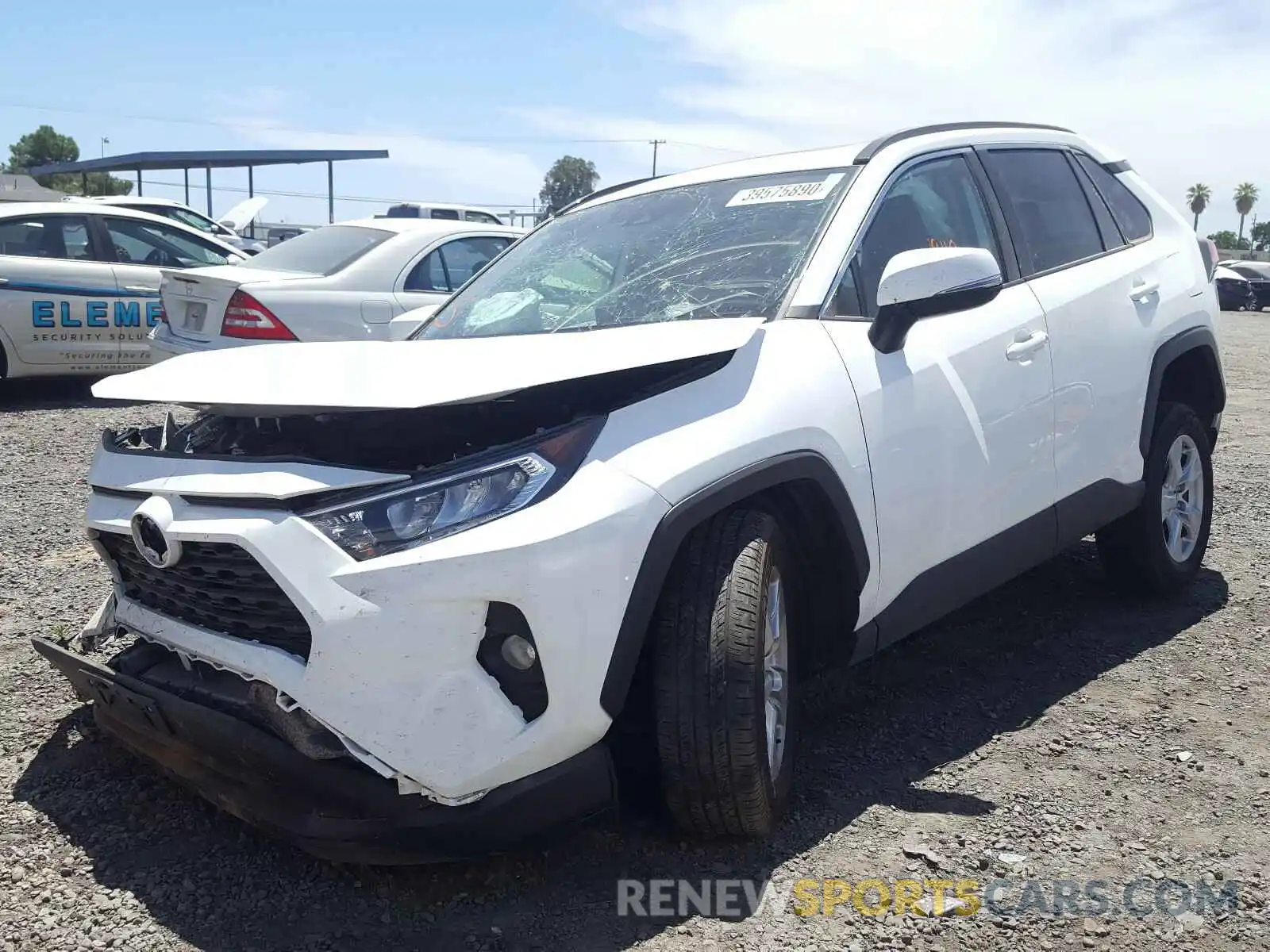 2 Фотография поврежденного автомобиля 2T3P1RFV2KW026729 TOYOTA RAV4 2019