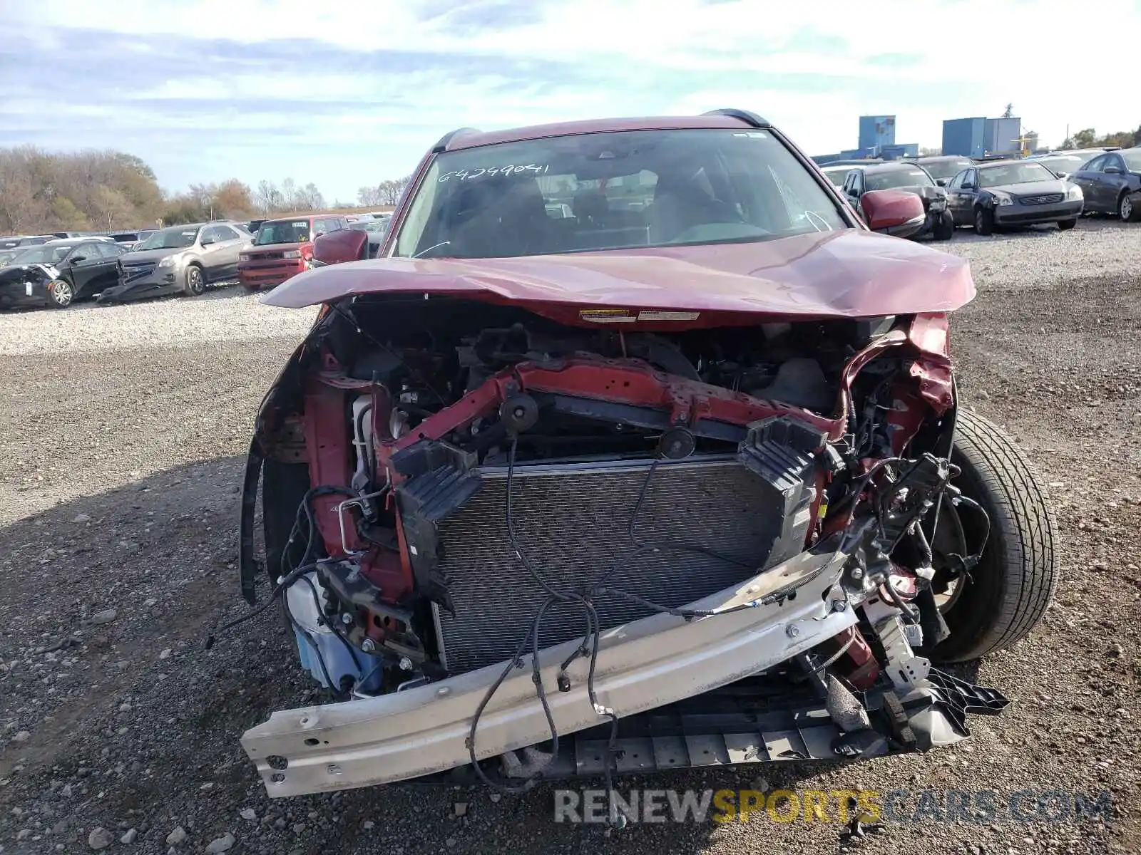 9 Photograph of a damaged car 2T3P1RFV2KW033860 TOYOTA RAV4 2019