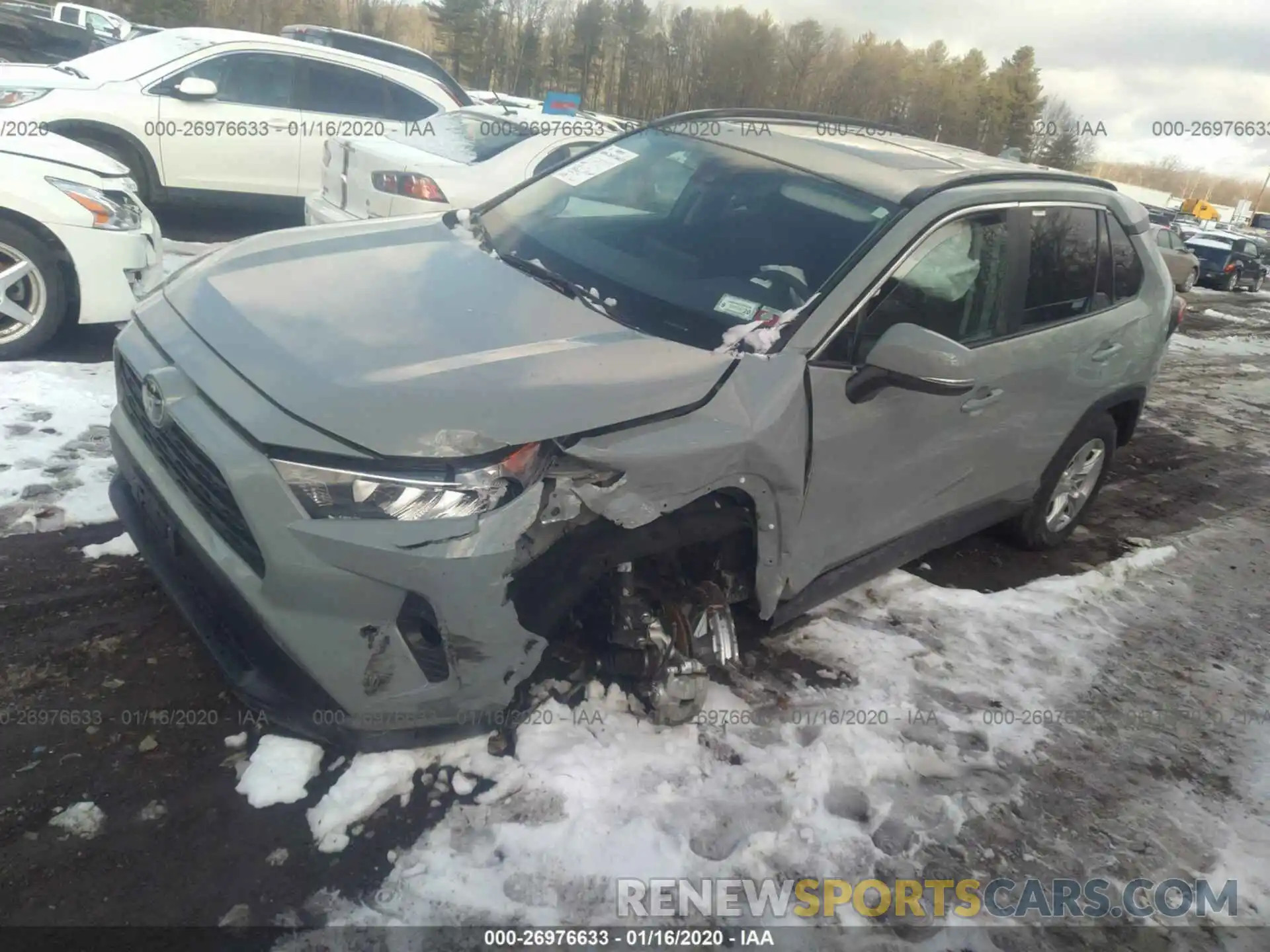 2 Фотография поврежденного автомобиля 2T3P1RFV2KW046091 TOYOTA RAV4 2019