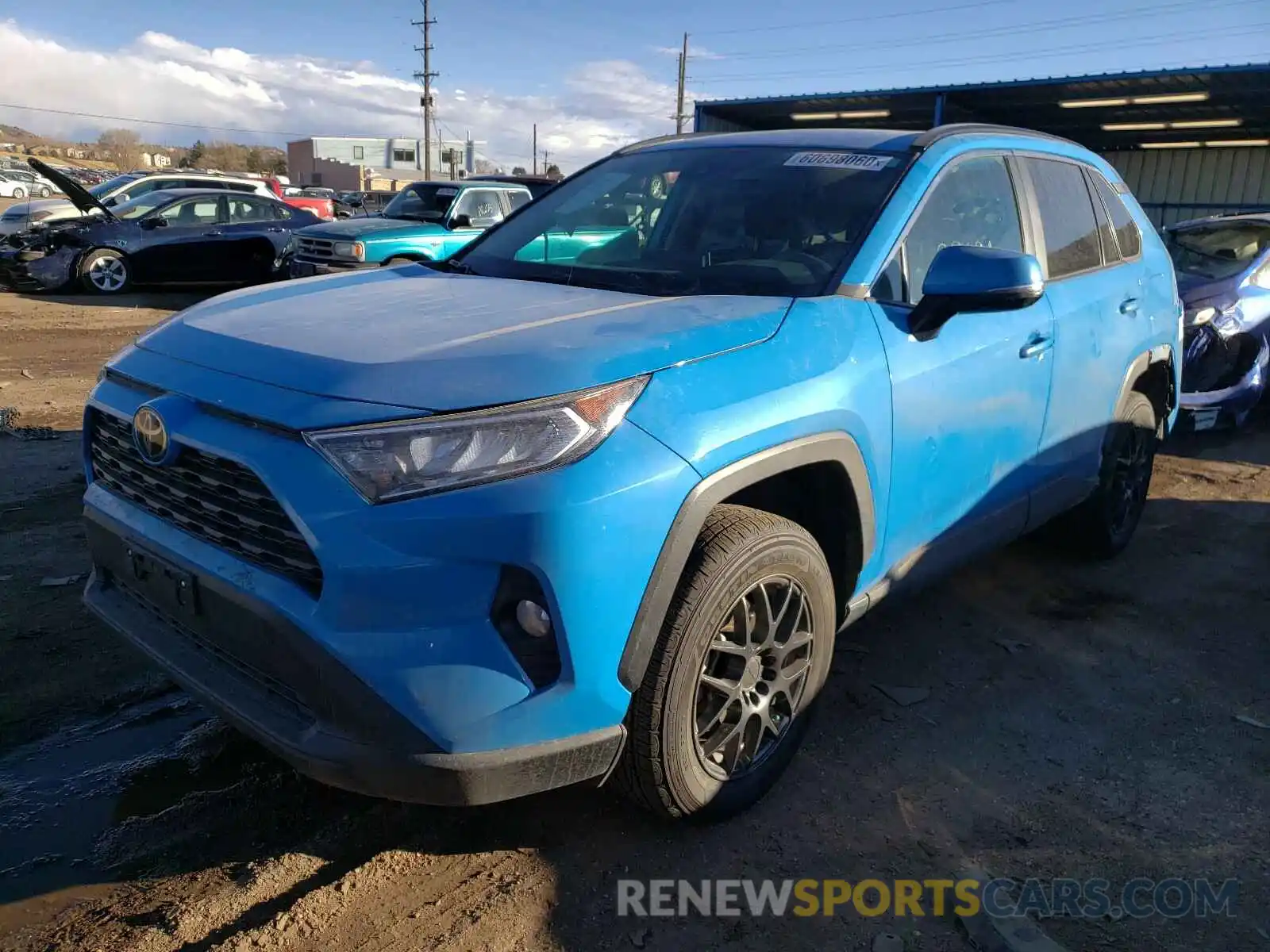 2 Фотография поврежденного автомобиля 2T3P1RFV2KW051503 TOYOTA RAV4 2019