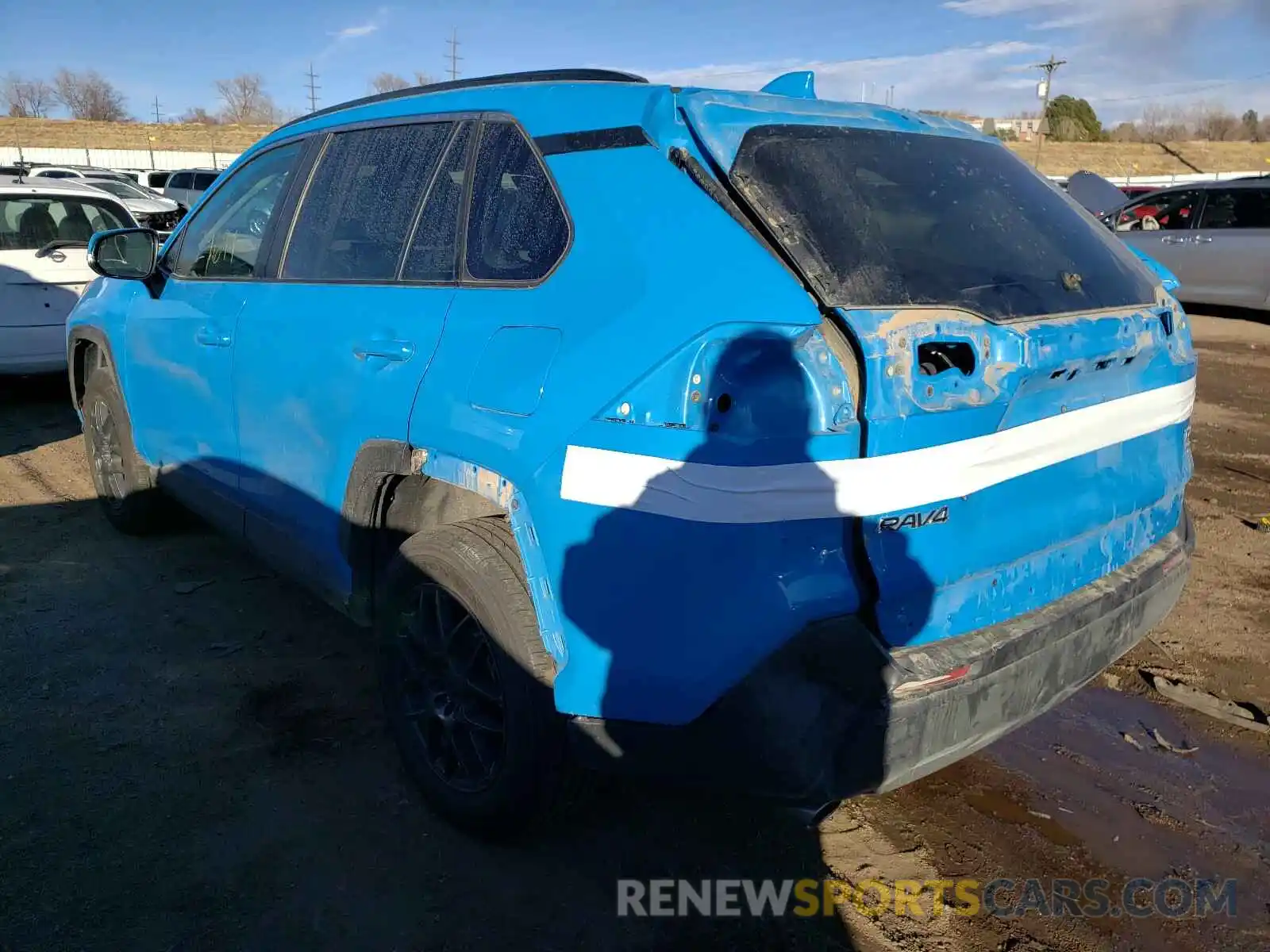 3 Фотография поврежденного автомобиля 2T3P1RFV2KW051503 TOYOTA RAV4 2019