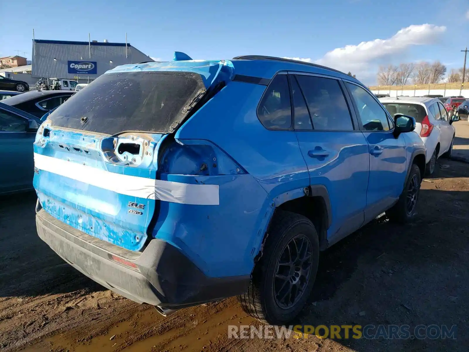 4 Photograph of a damaged car 2T3P1RFV2KW051503 TOYOTA RAV4 2019