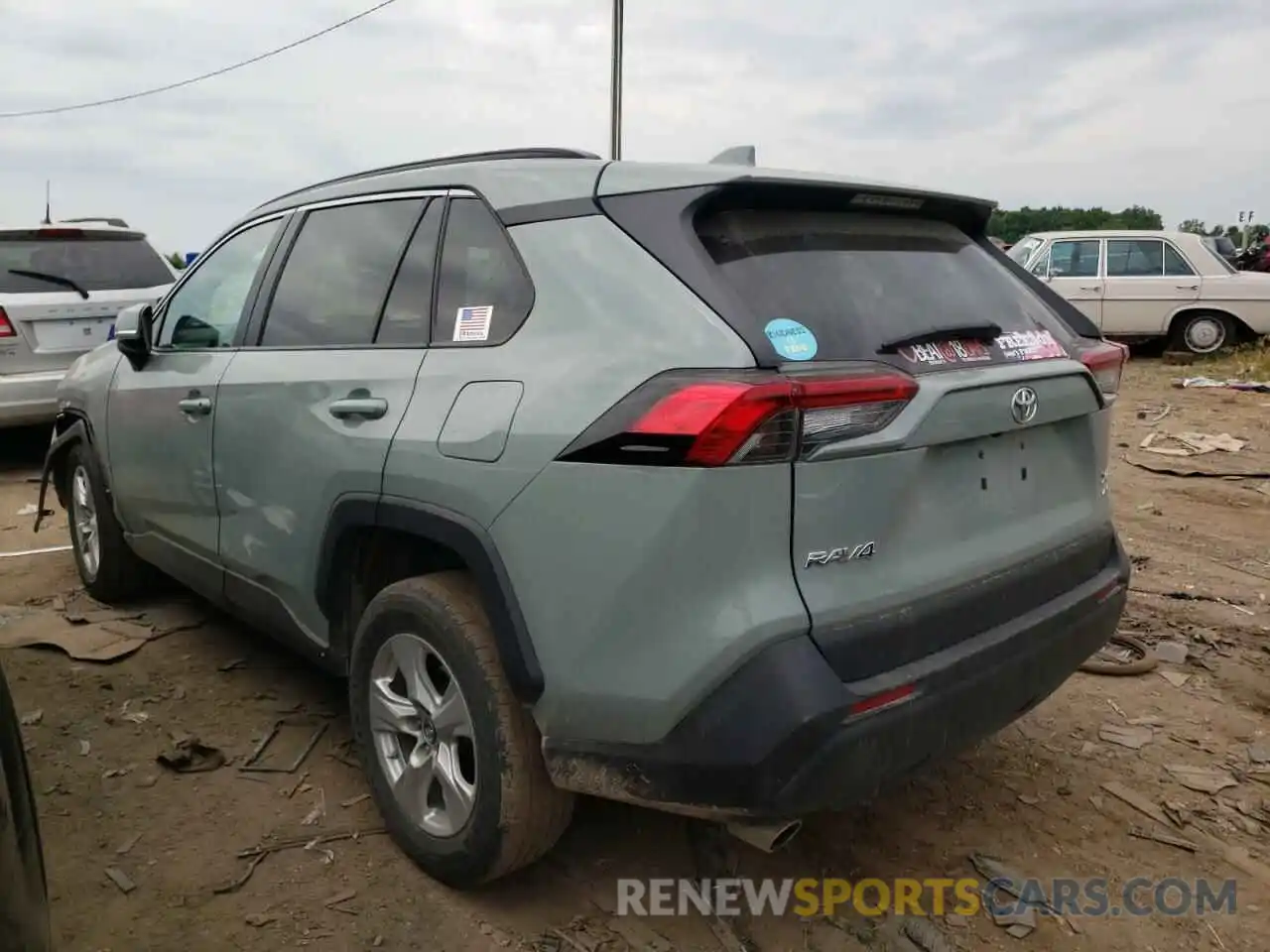 3 Фотография поврежденного автомобиля 2T3P1RFV2KW056118 TOYOTA RAV4 2019