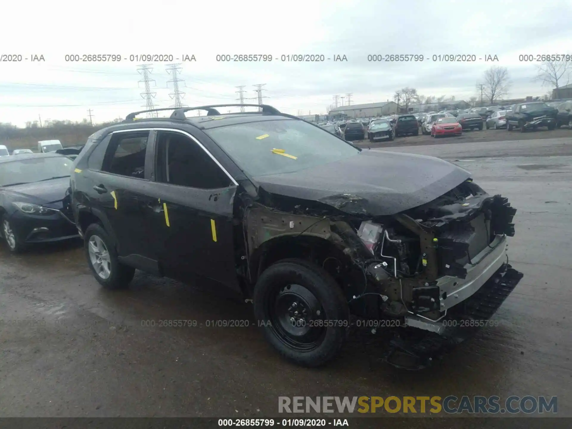 1 Photograph of a damaged car 2T3P1RFV2KW067023 TOYOTA RAV4 2019