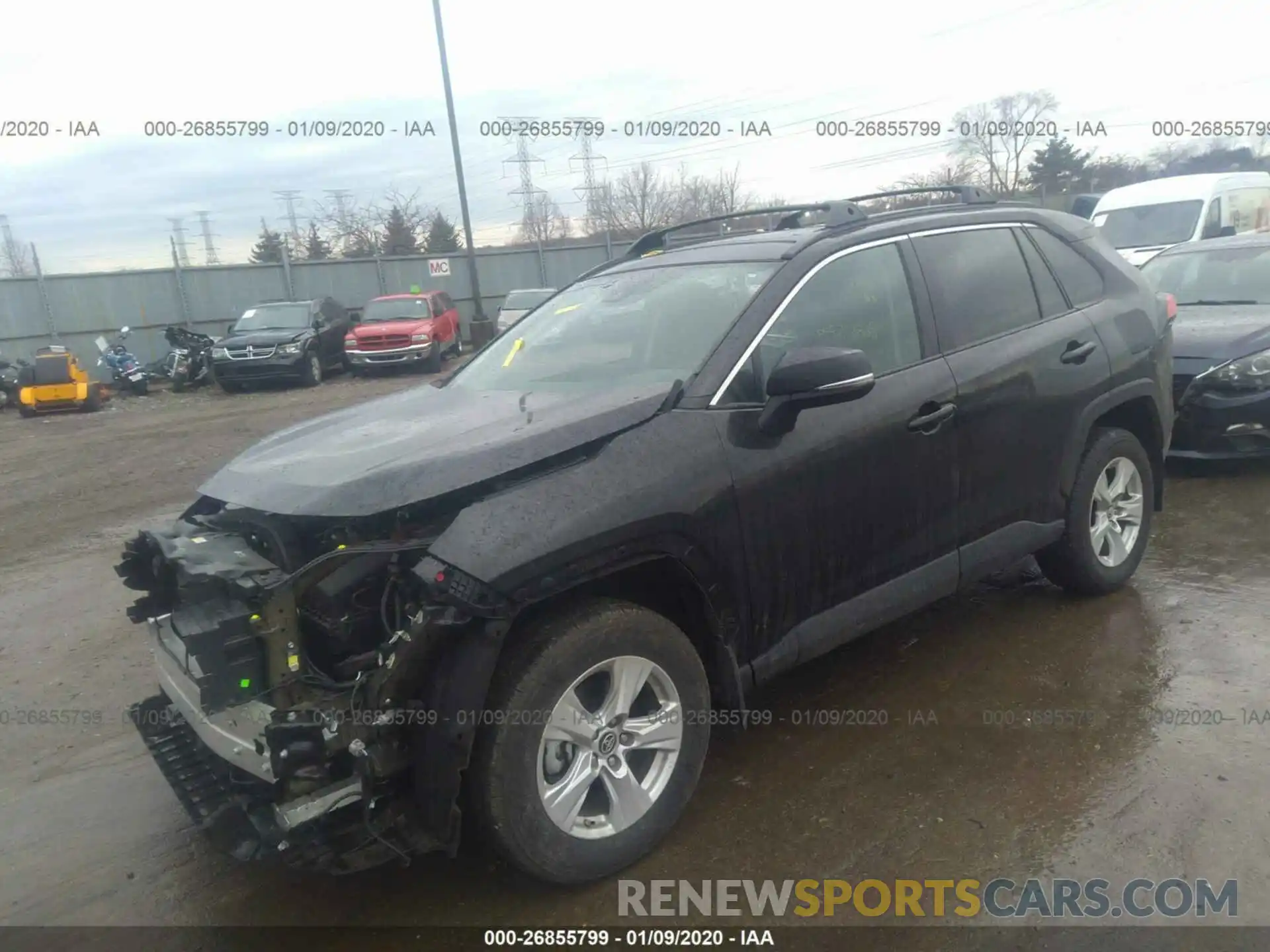 2 Фотография поврежденного автомобиля 2T3P1RFV2KW067023 TOYOTA RAV4 2019