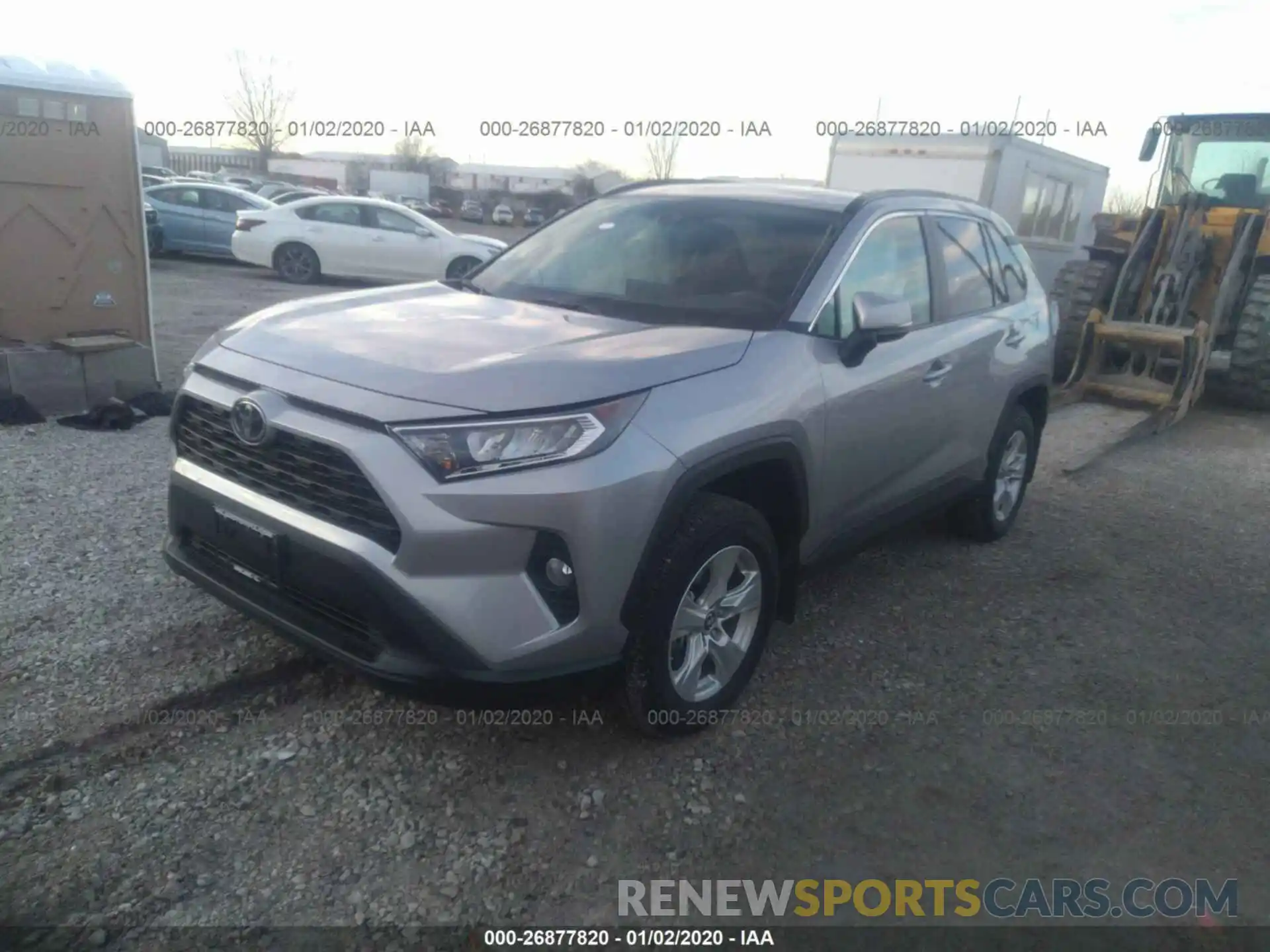 2 Photograph of a damaged car 2T3P1RFV2KW067281 TOYOTA RAV4 2019